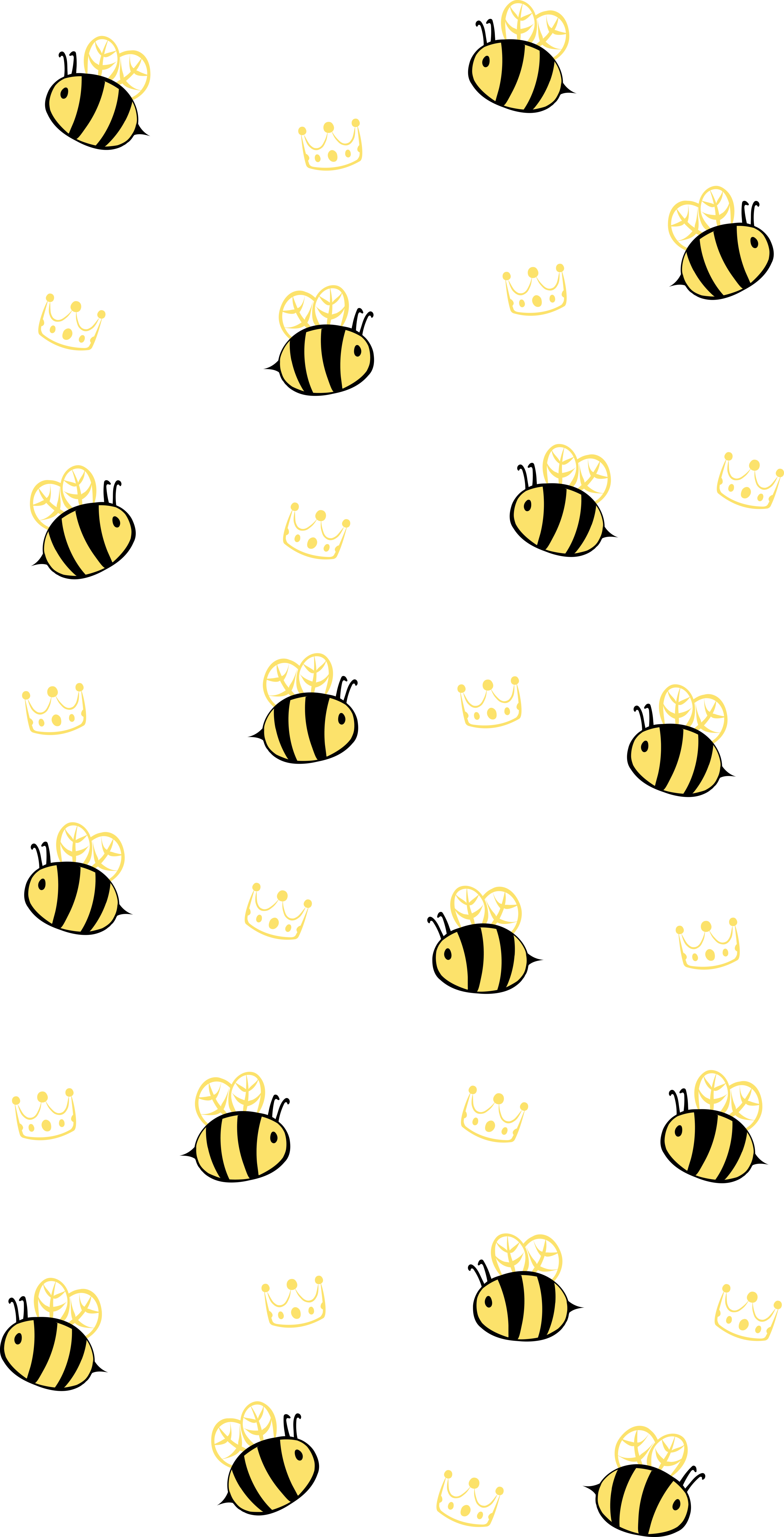Cute Bees Wallpaper