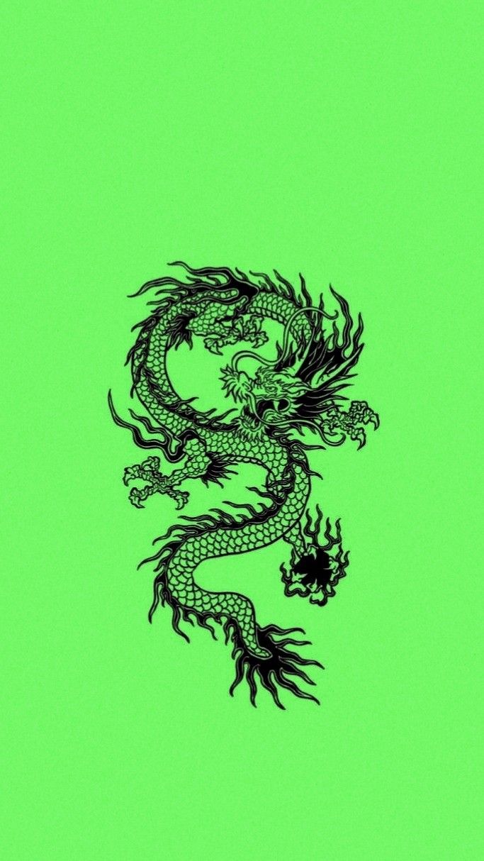 green dragon wallpaper. Dragon wallpaper iphone, Dark green aesthetic, Dark red wallpaper