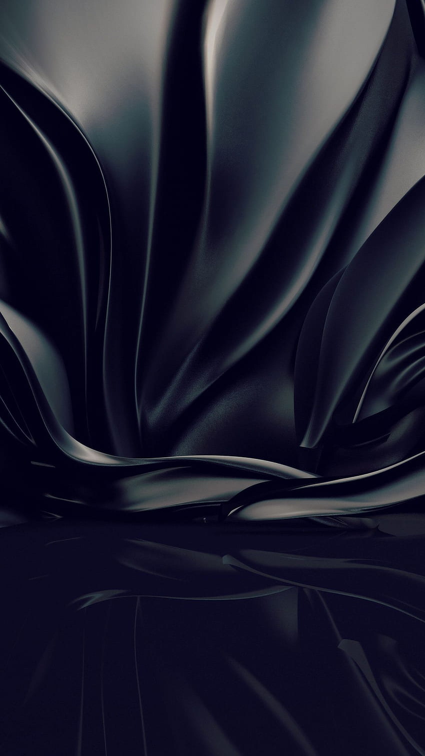 Black abstract wallpaper for iPhone and Android. - Silver