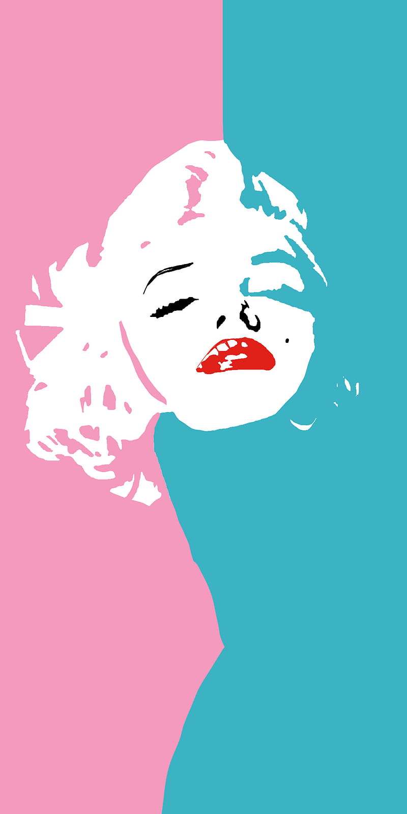 Marilyn Monroe, 50s, icon, makeup, marilyn monroe, old, pop, pop art, popart, HD phone wallpaper