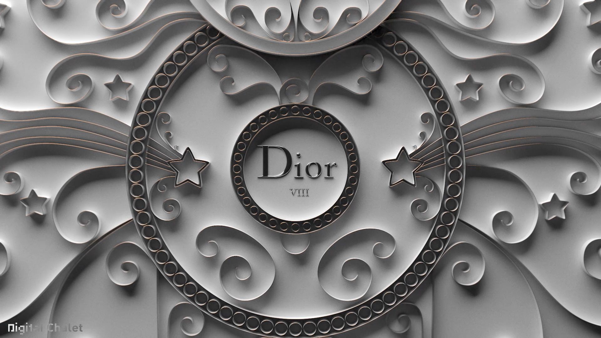 A close up of the dior logo - Dior