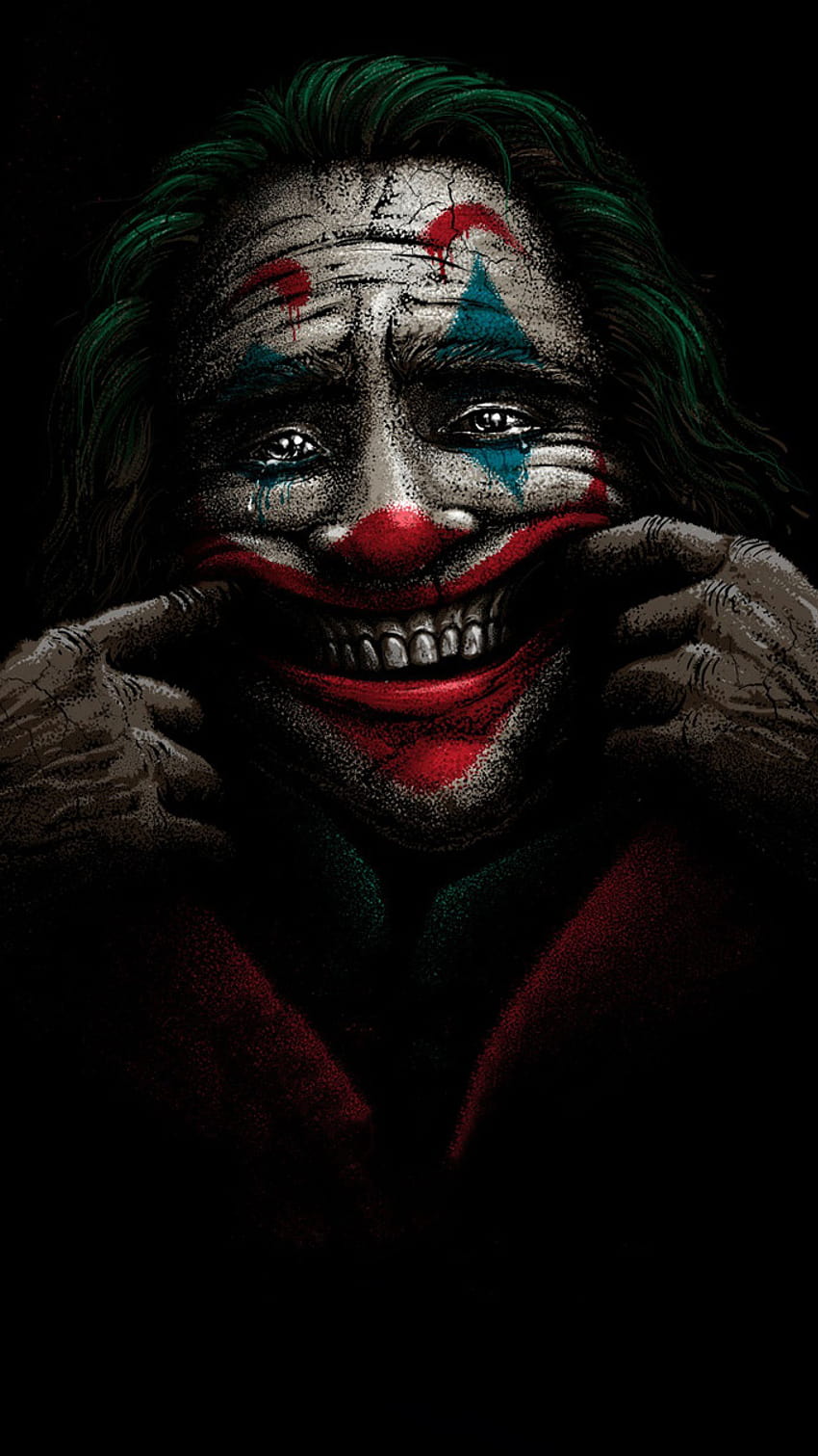 Sad face , face, clown, nose. kiss, sad clown HD phone wallpaper