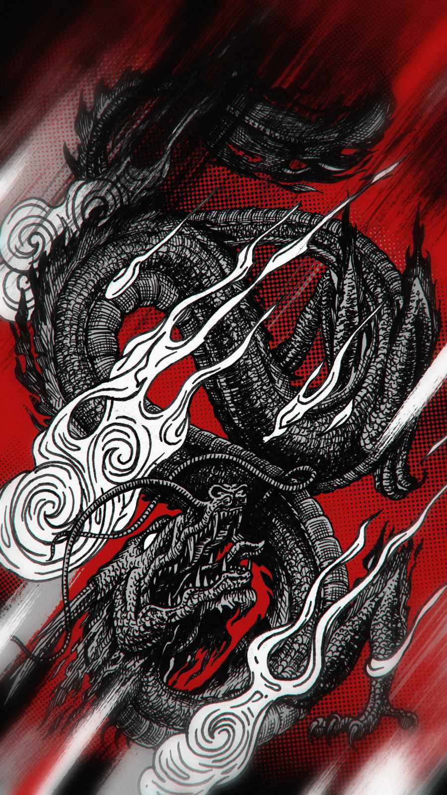 Dragon Art 4K IPhone Wallpaper Wallpaper : iPhone Wallpaper