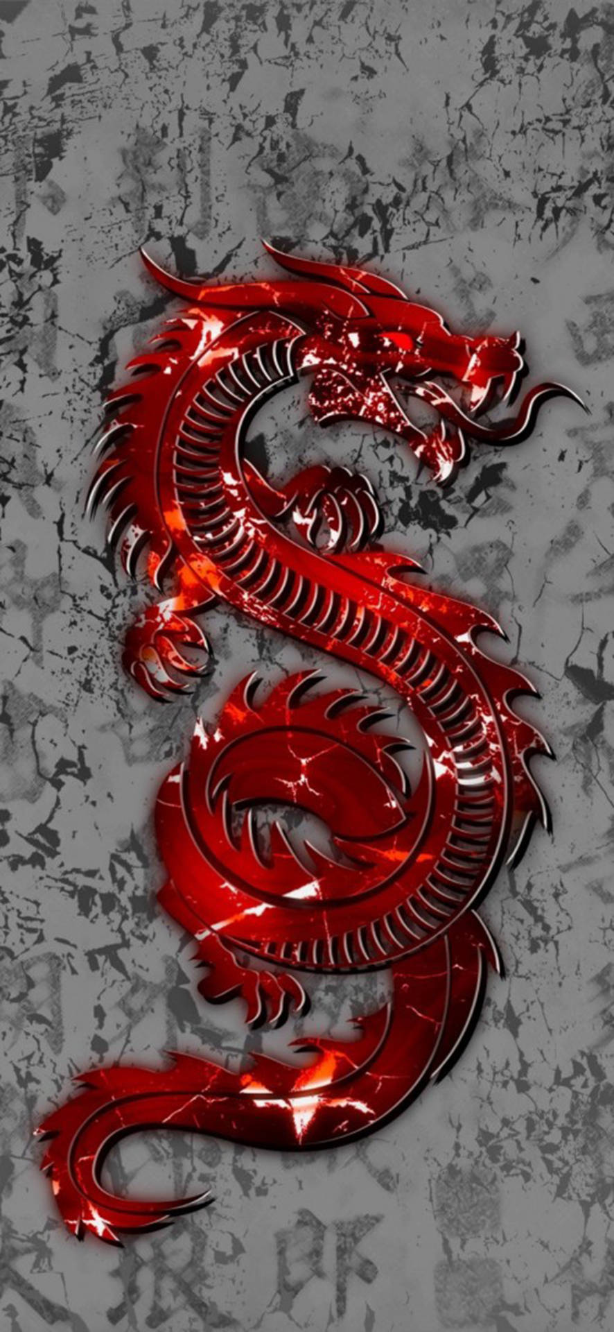 Download Chinese Red Eastern Dragon Wallpaper