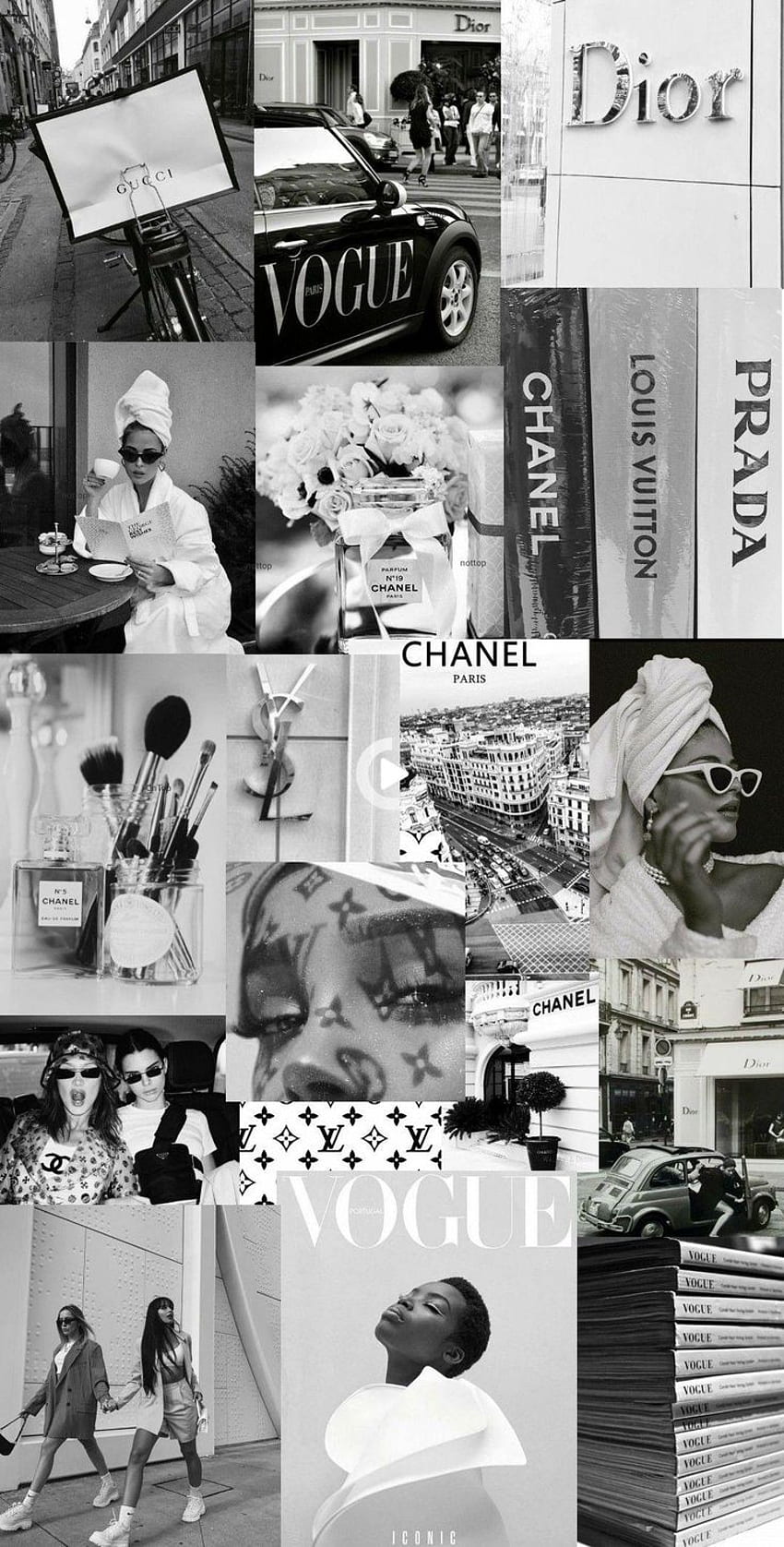 A collage of chanel, dior and other fashion brands - Fashion