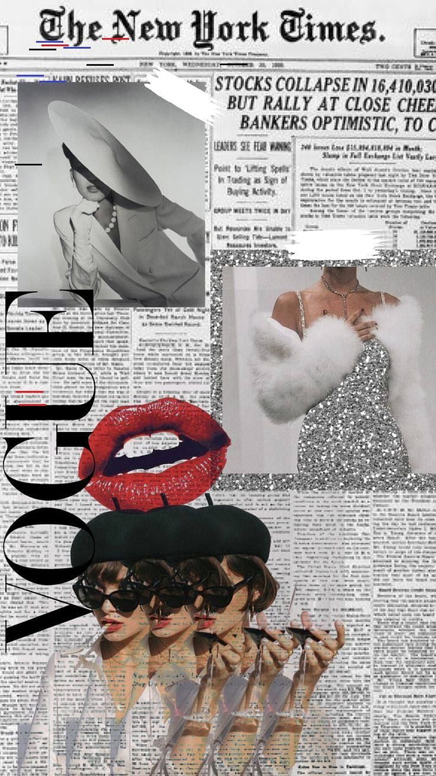 Fashion edits in 2020. Vogue, Collage background, Aesthetic collage HD phone wallpaper