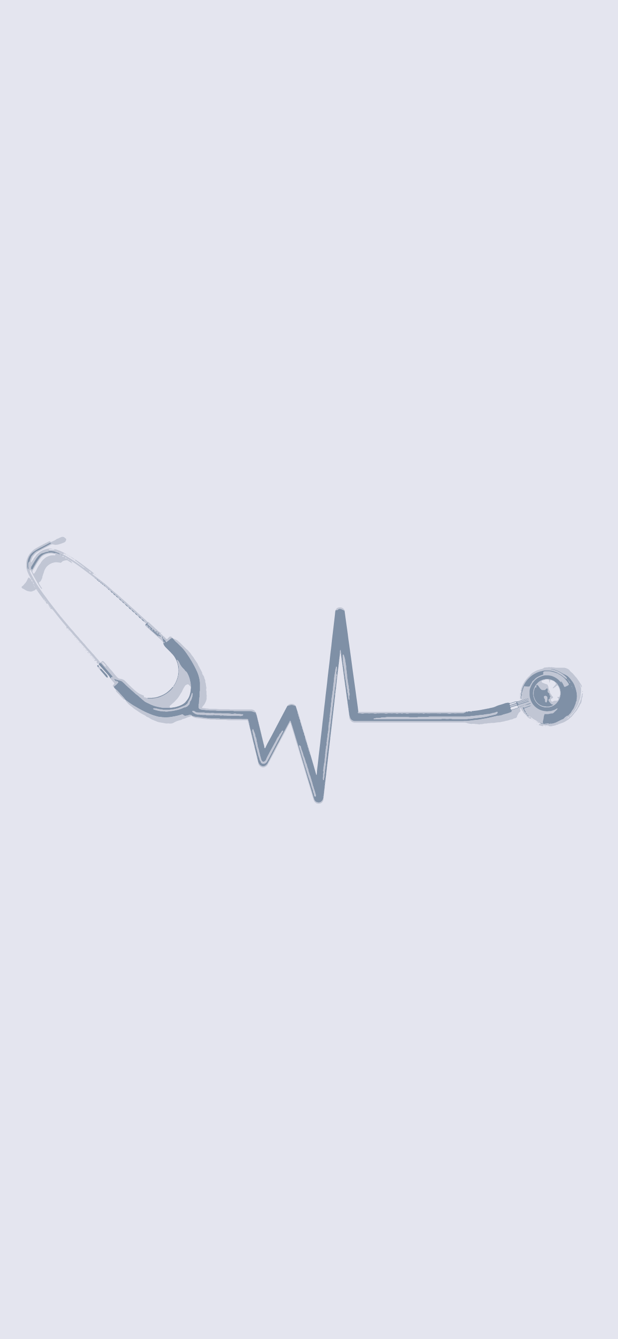 A stethoscope with an ekg line - 