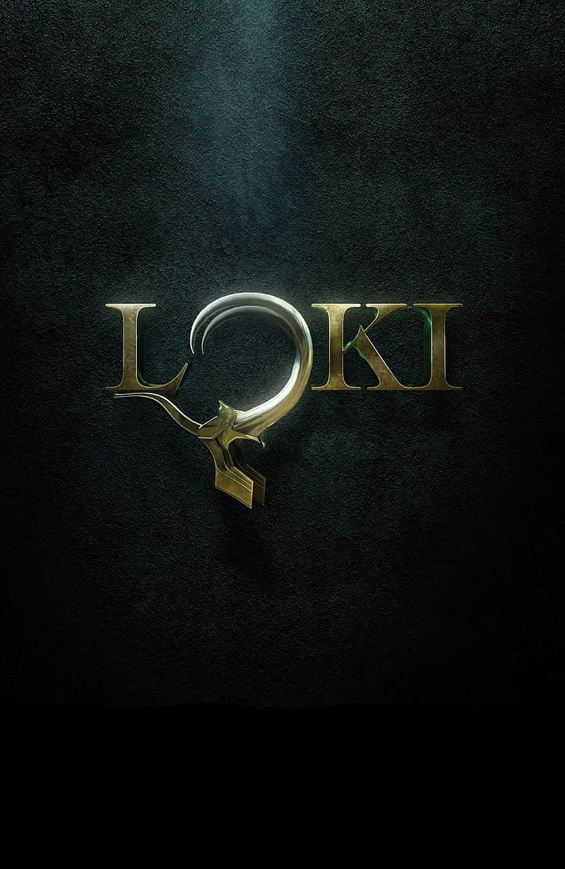 A gold and black logo for the movie loki - Loki