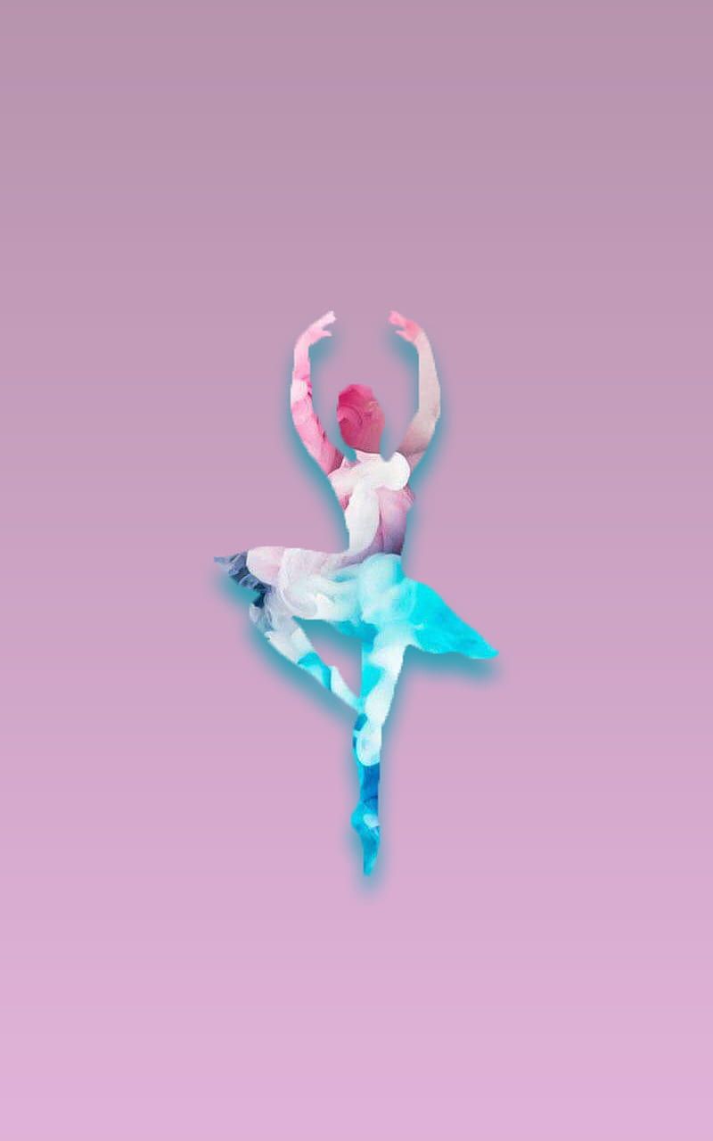 Ballet dancer, flowers, pink, HD phone wallpaper