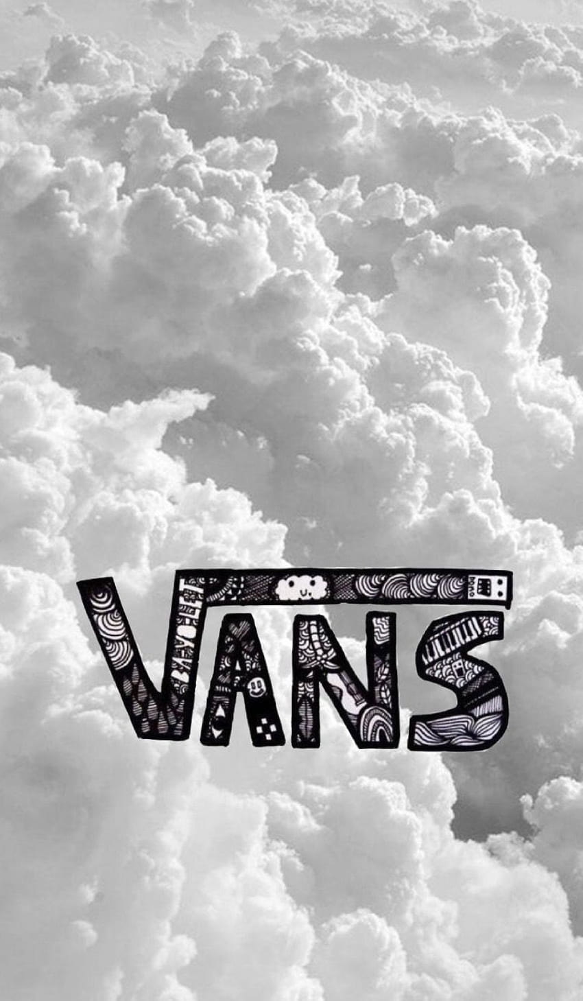 Vans logo in the clouds - Vans
