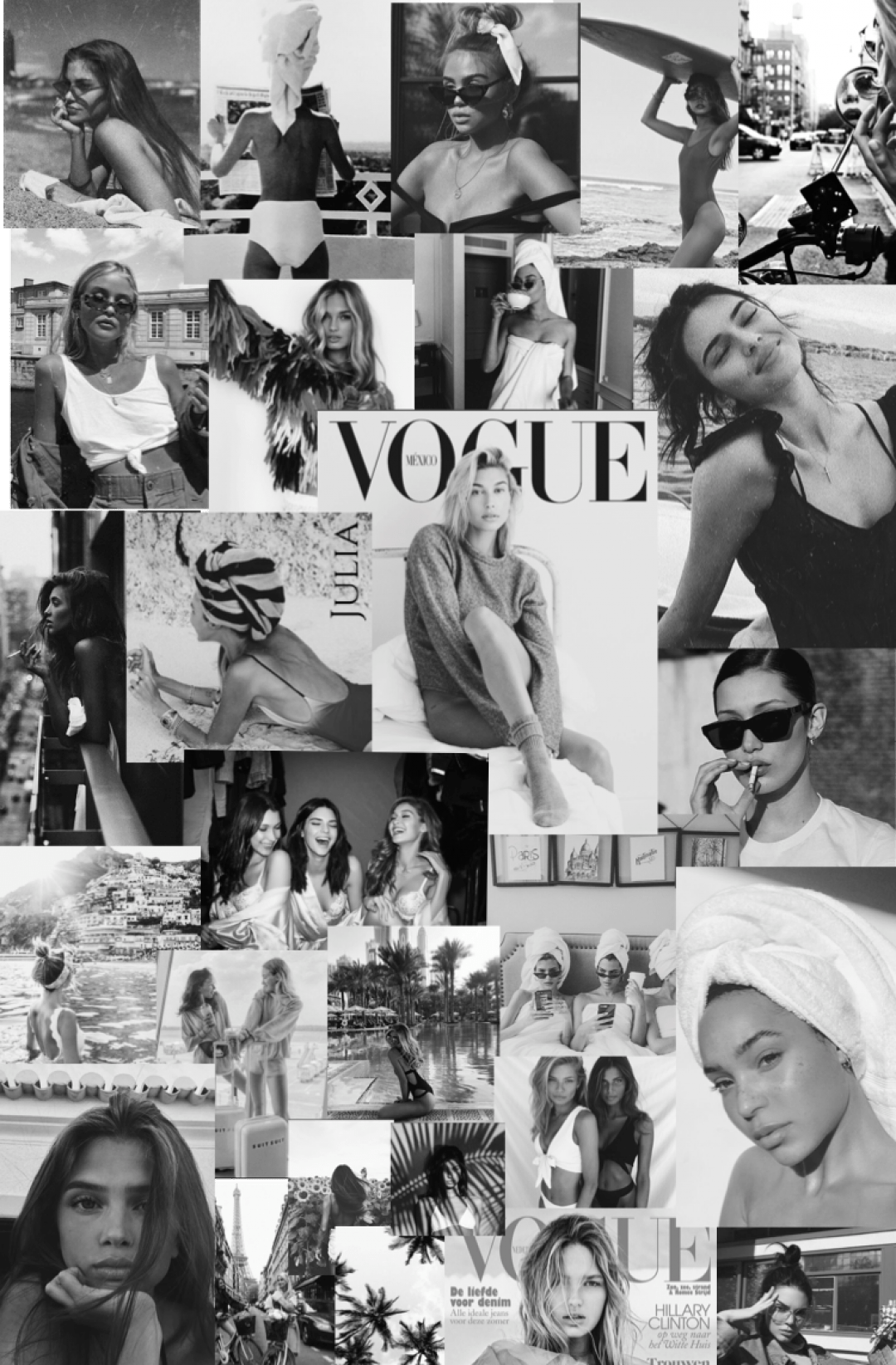 A collage of pictures from vogue magazine - Fashion
