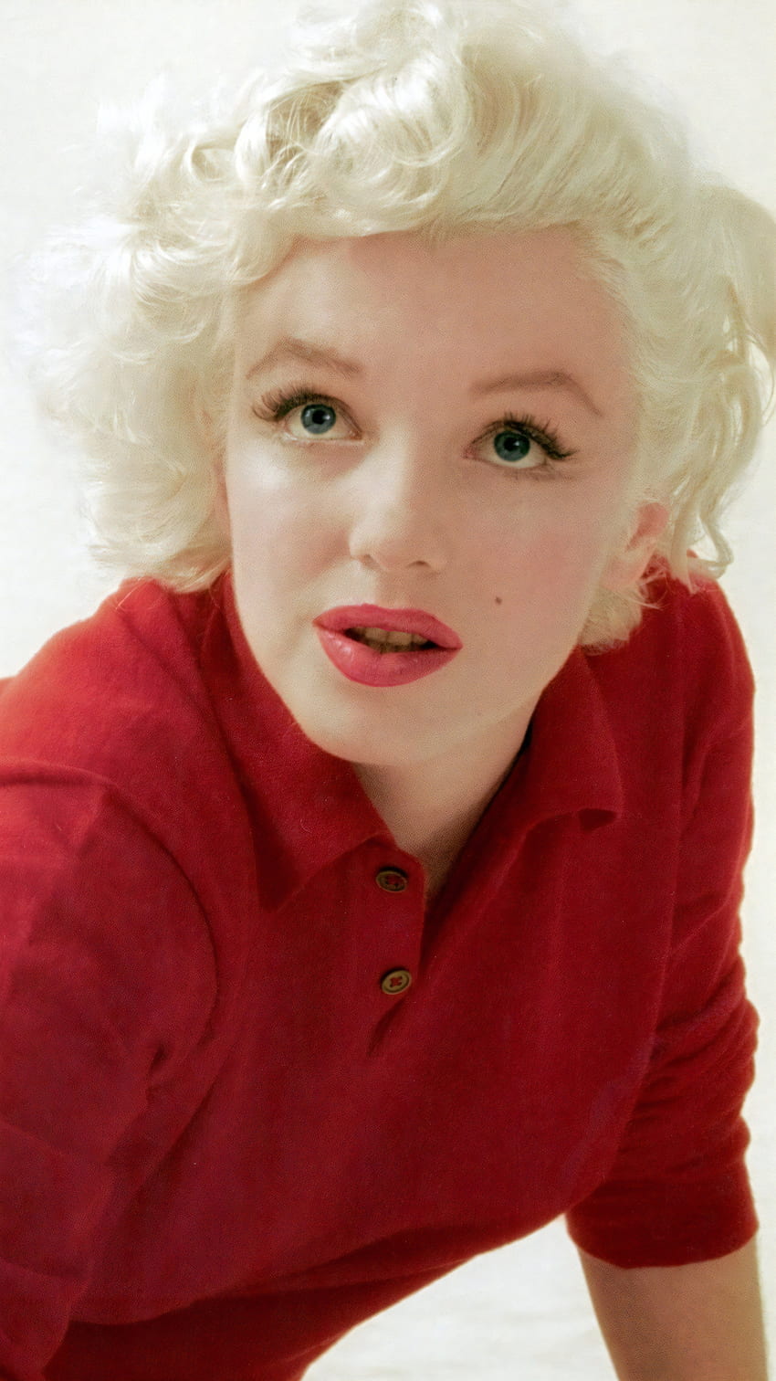 Marilyn Monroe, nose, u, Hollywood, face, vintage, , blonde HD phone wallpaper