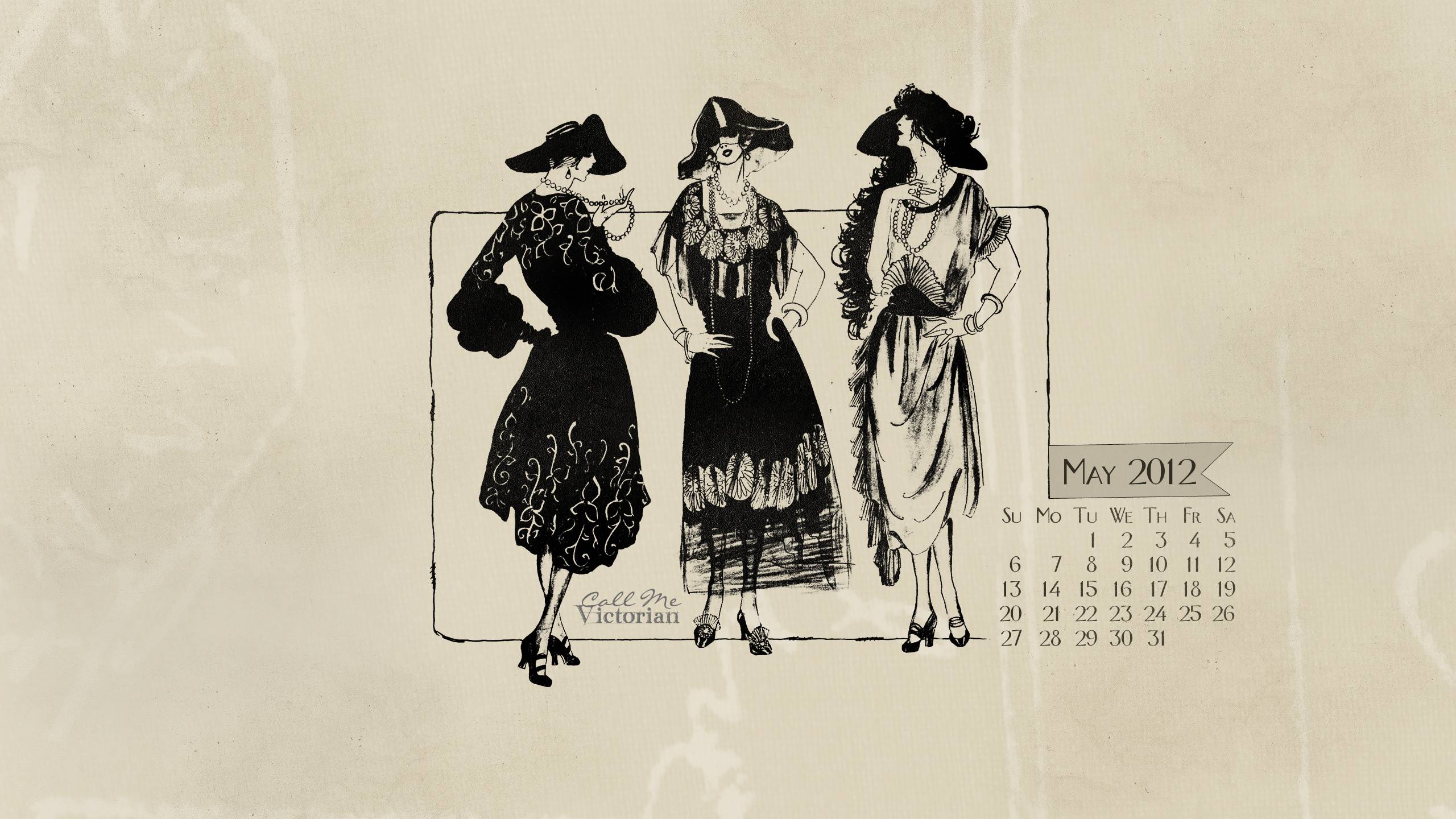 A calendar with three women on it - Fashion