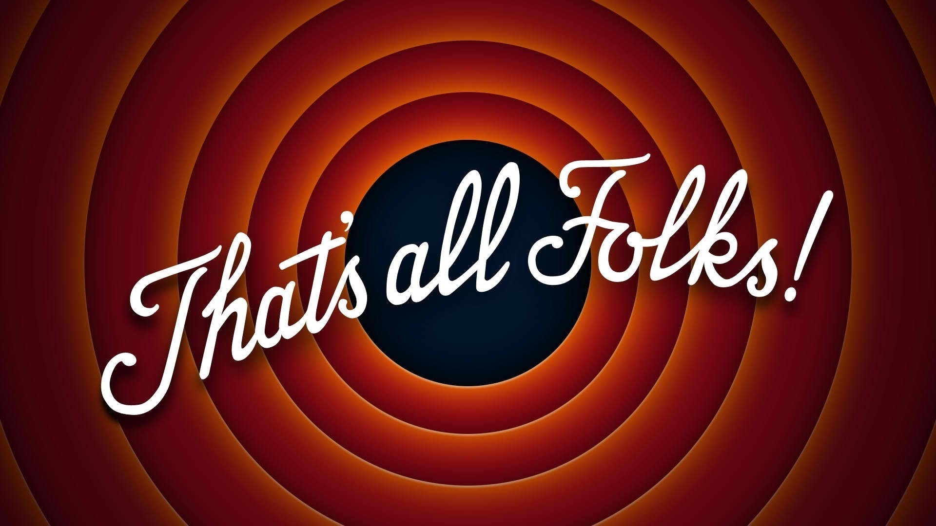 That's all folks! Space Jam Bugs Bunny Looney Tunes - Looney Tunes