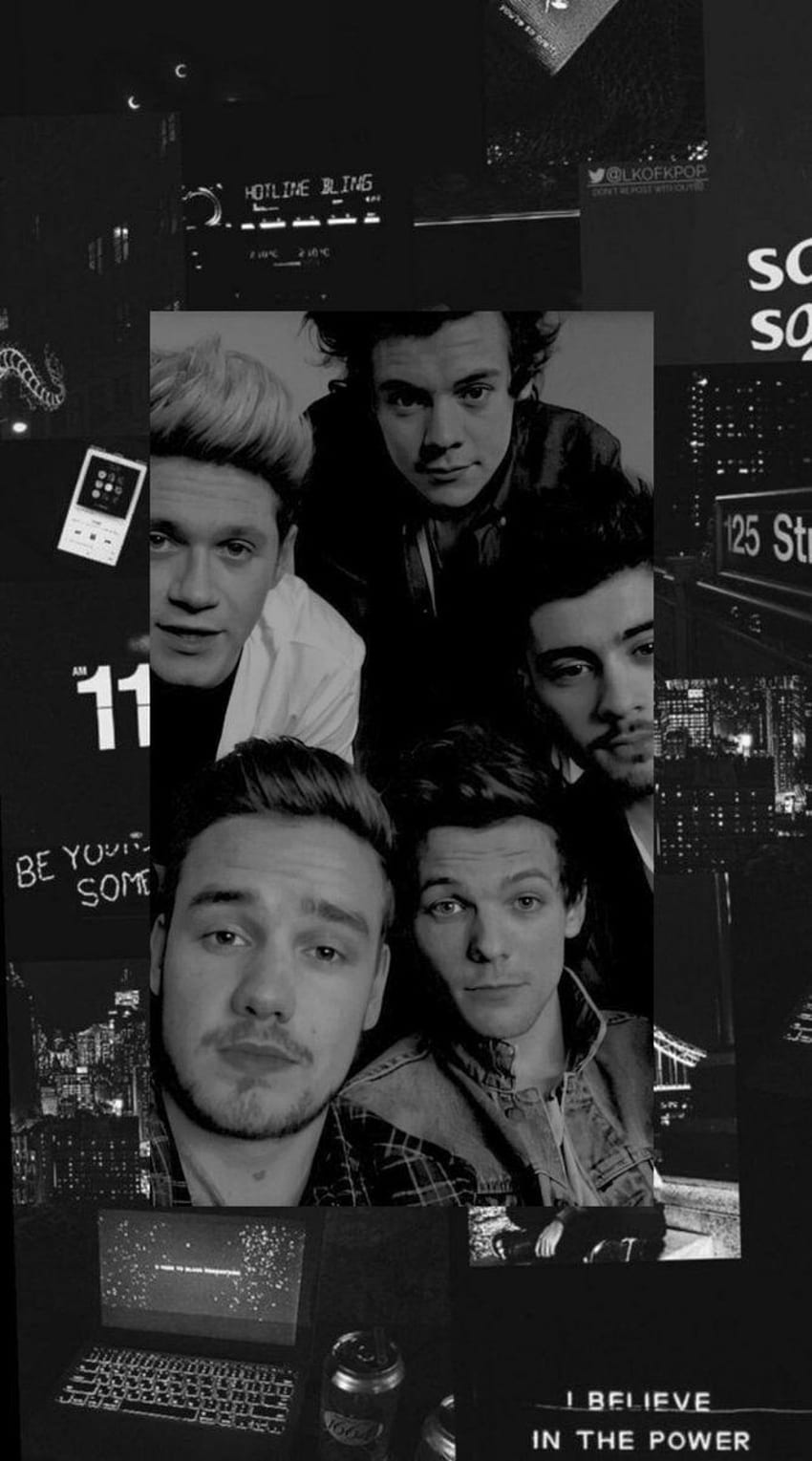 One Direction Aesthetic, One Direction Black and White HD phone wallpaper