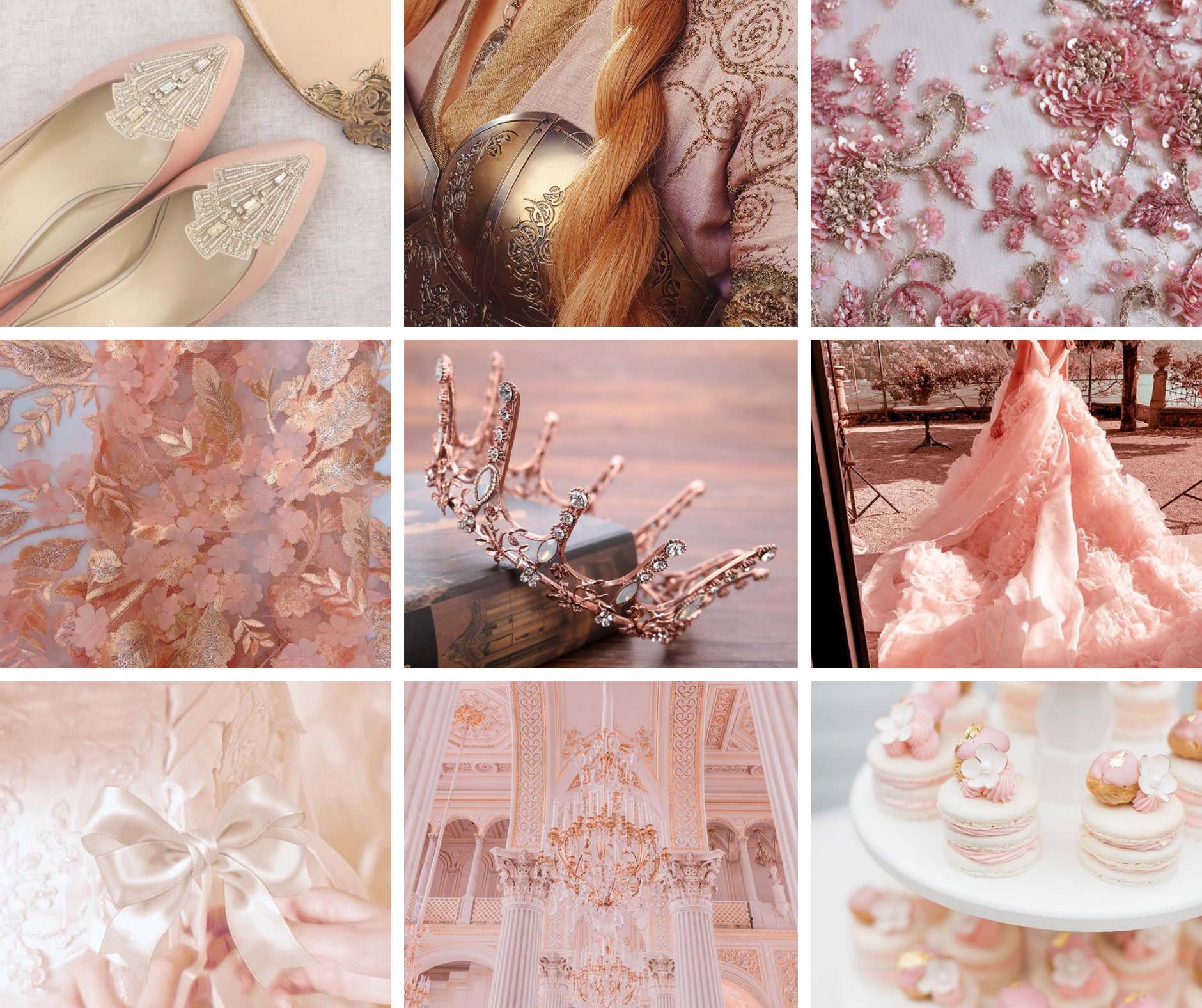 Royalcore Aesthetic Wall Collage Kit Pink Room Decor Collage