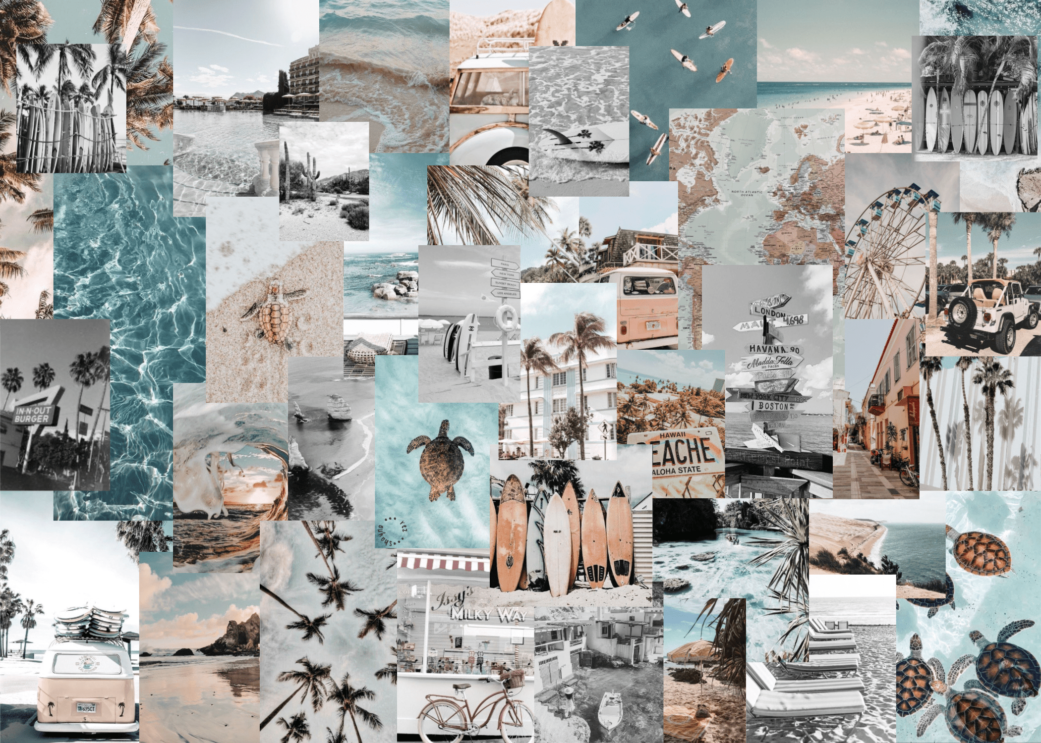 collage aesthetic wallpaper