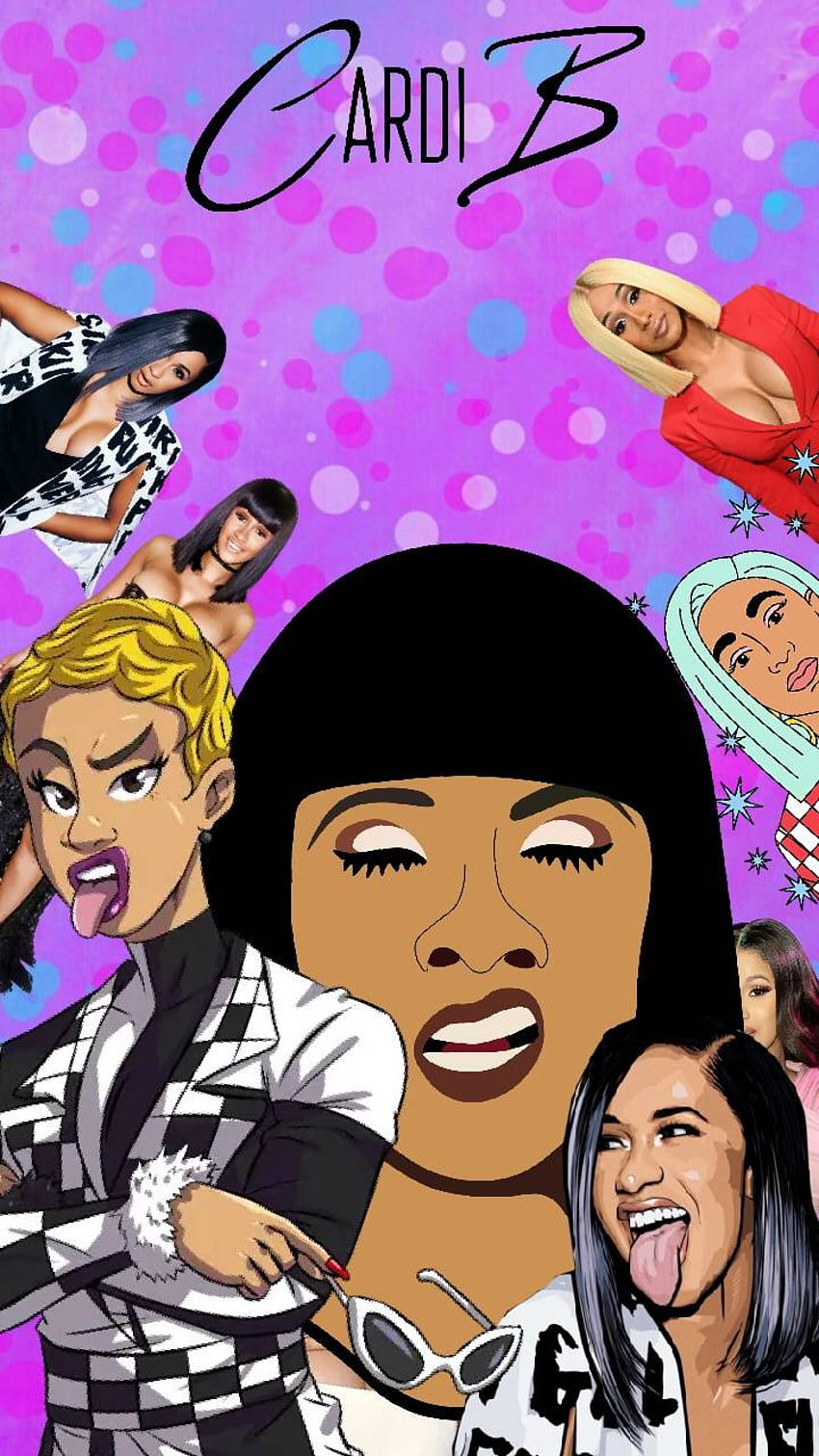 A poster for the album cardi b - Cardi B