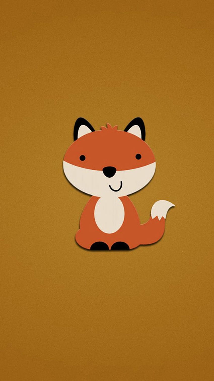 Cute fox for iphone HD wallpaper