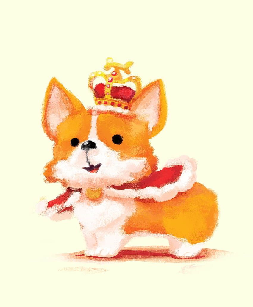 Corgi Anime, Aesthetic Corgi HD phone wallpaper