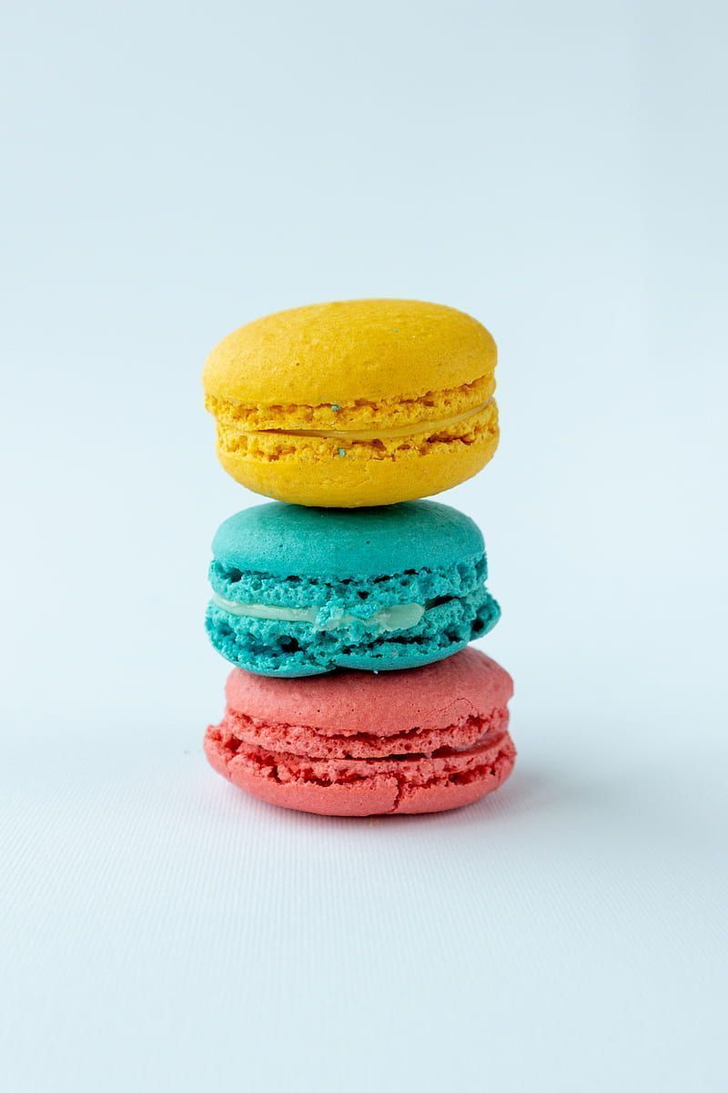 Pastel Macarons Aesthetic Ultra, Food and Drink, Colors, Plate, Sweet, Cute, HD wallpaper