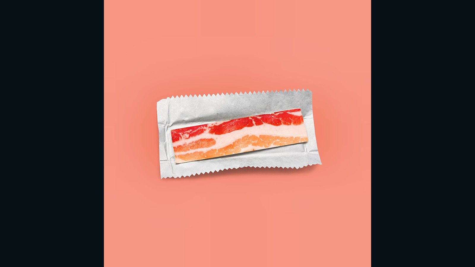 A slice of bacon in a package - Foodie