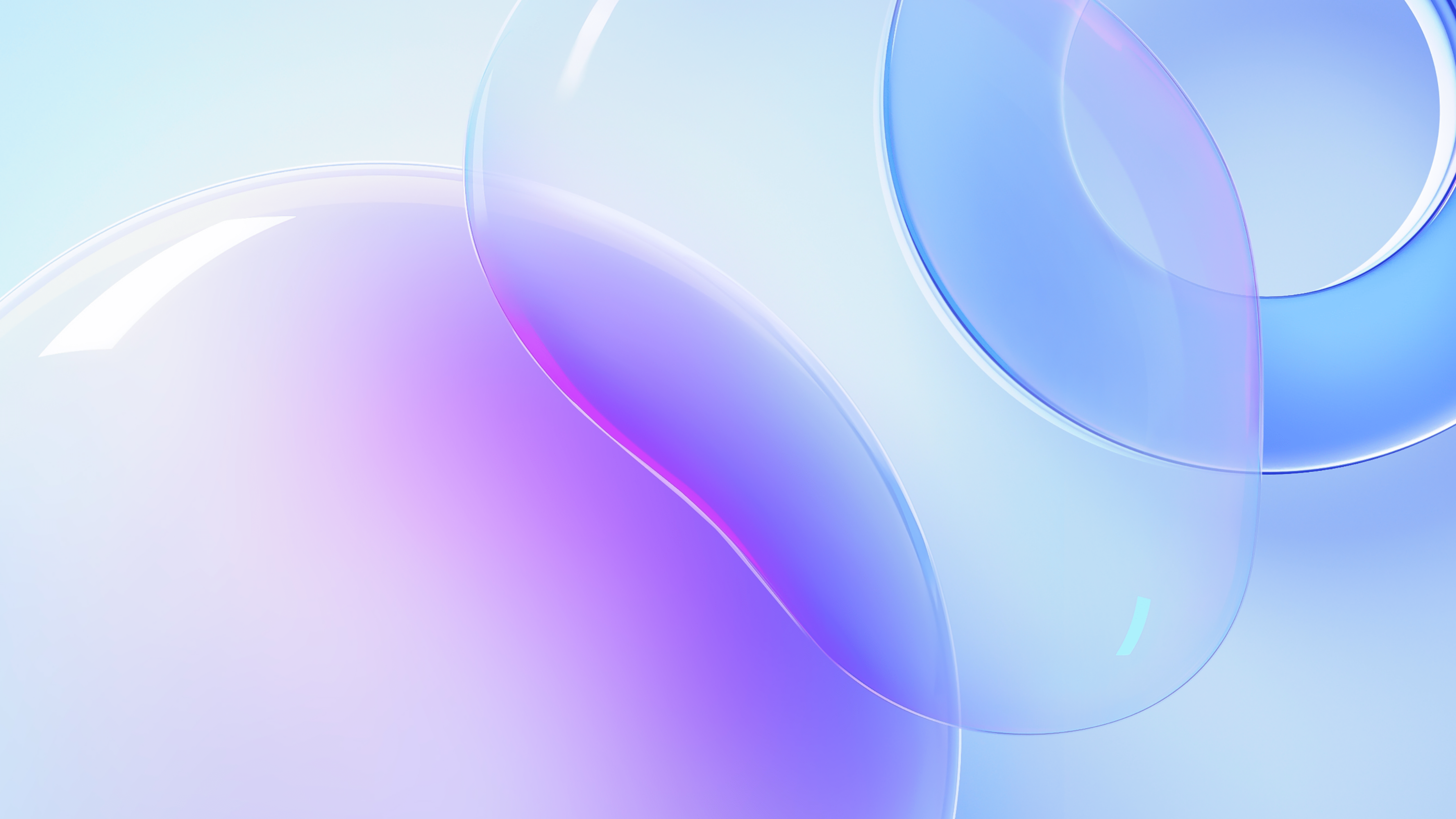 A blue and purple background with bubbles - Bubbles