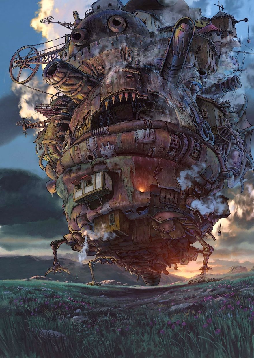 Howl's Moving Castle is a 2004 Japanese animated fantasy film directed by Hayao Miyazaki. - Castle