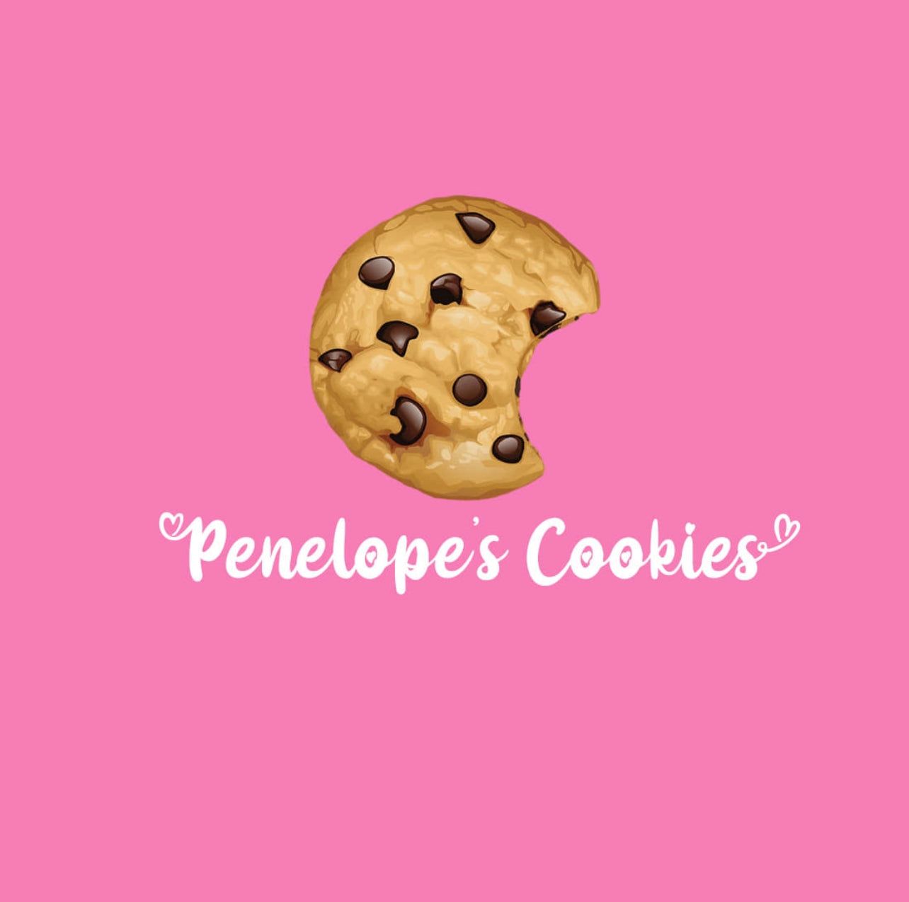 A logo for Penelope's Cookies, a business that sells cookies. - Foodie