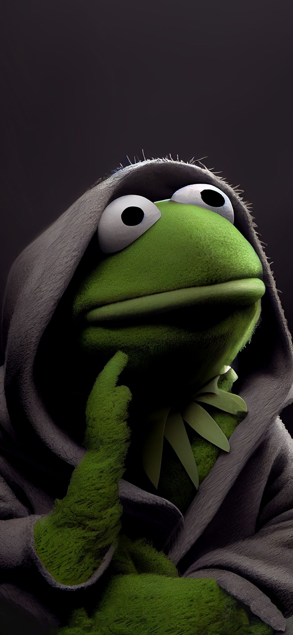 Kermit the Frog Jedi Meme Wallpaper Aesthetic Wallpaper