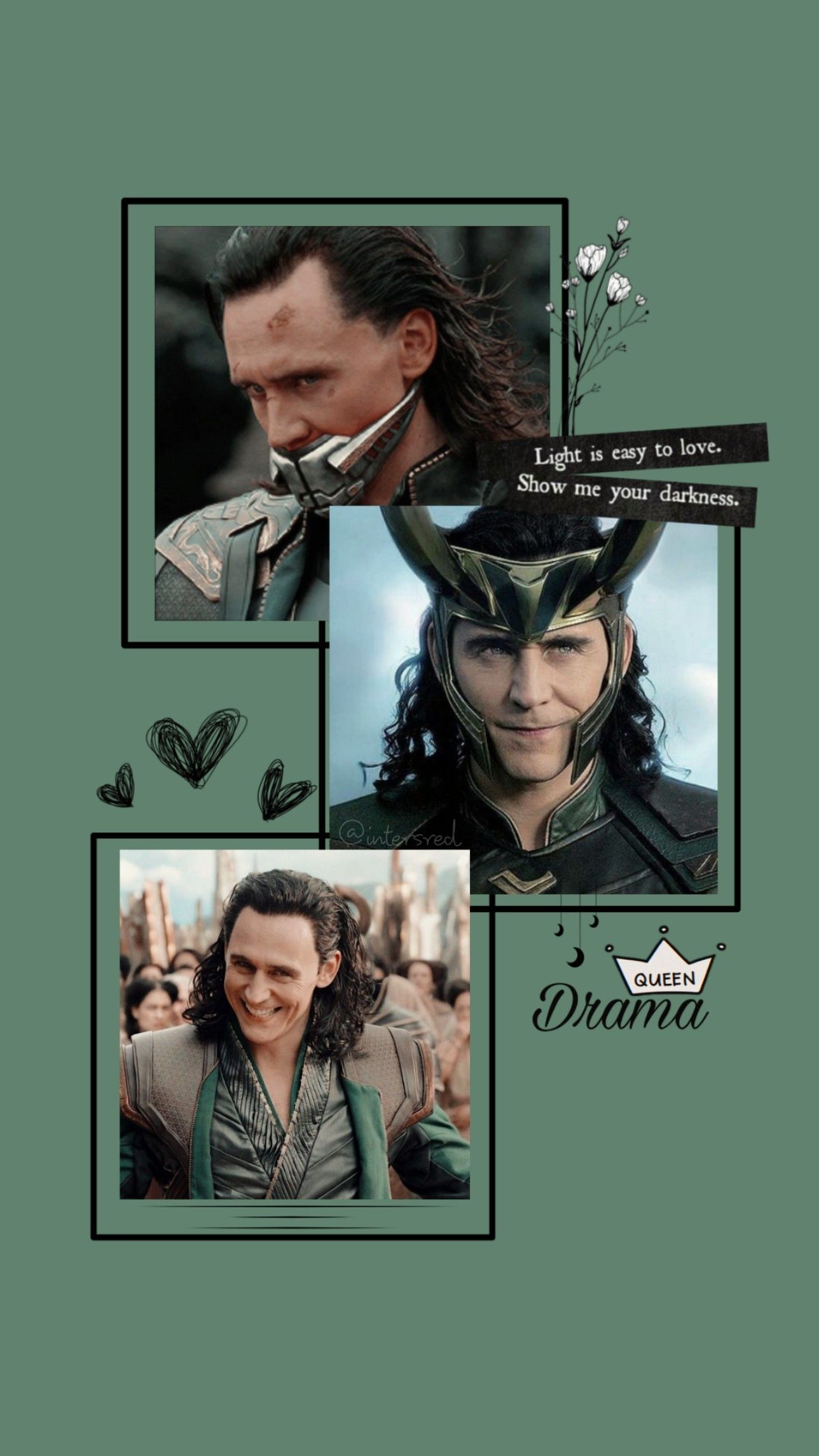 I made a wallpaper for my phone!  - Loki