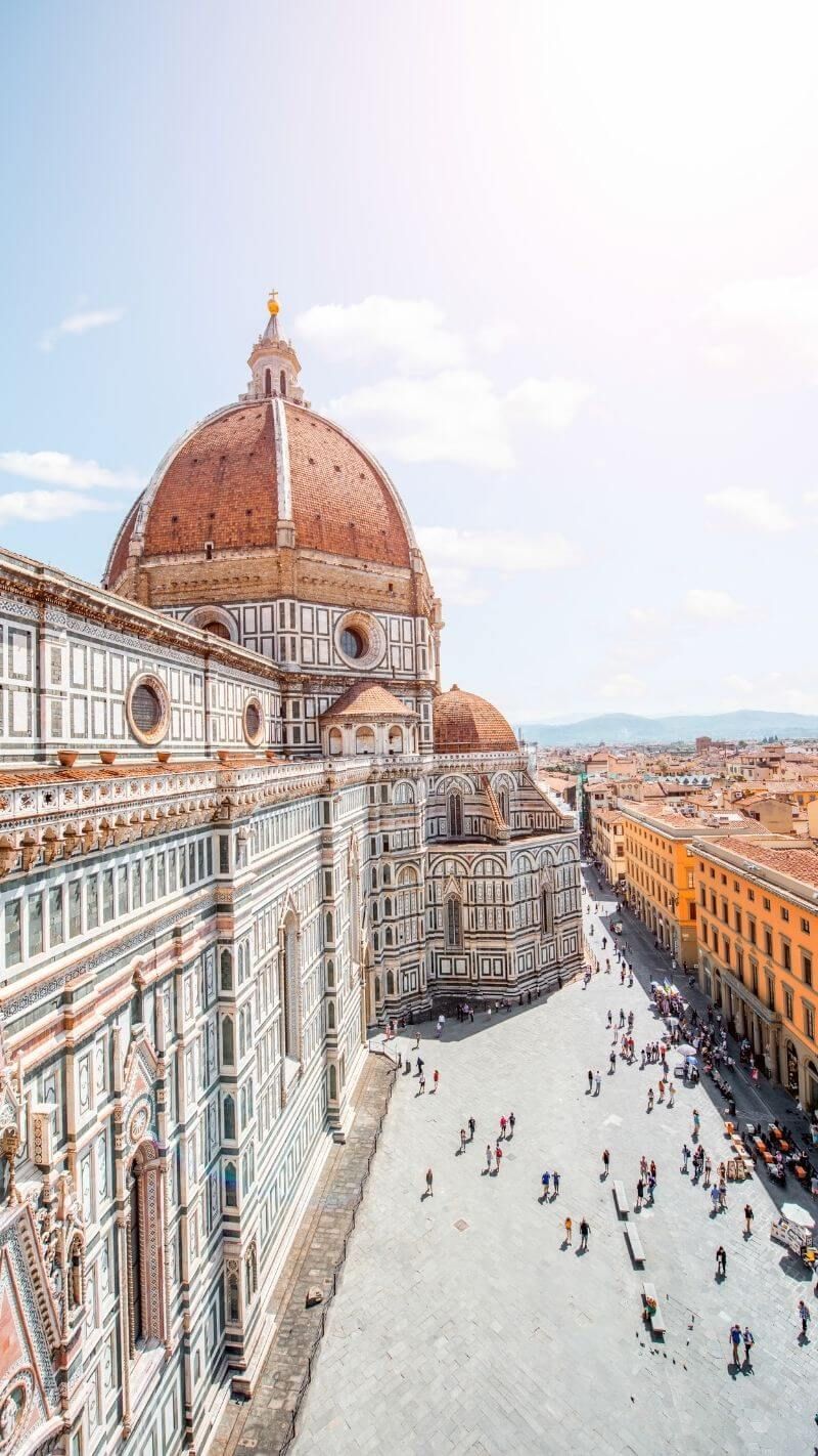 Florence Cathedral is one of the most beautiful places to visit in Florence. - Italy