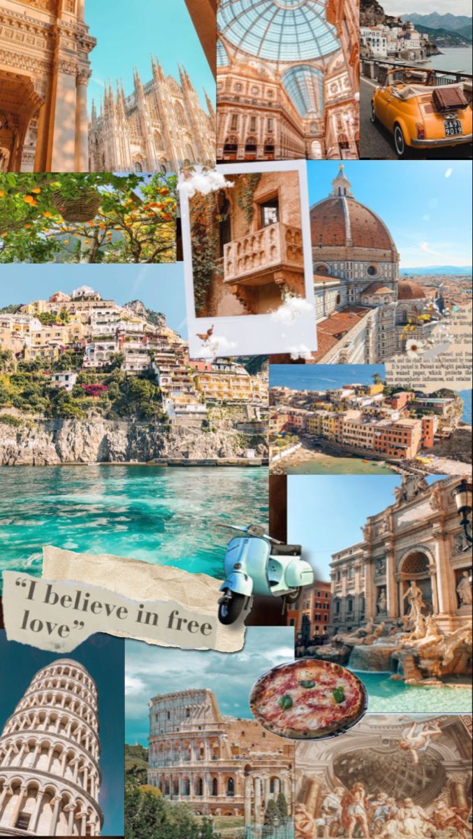 A collage of travel photos with the words 