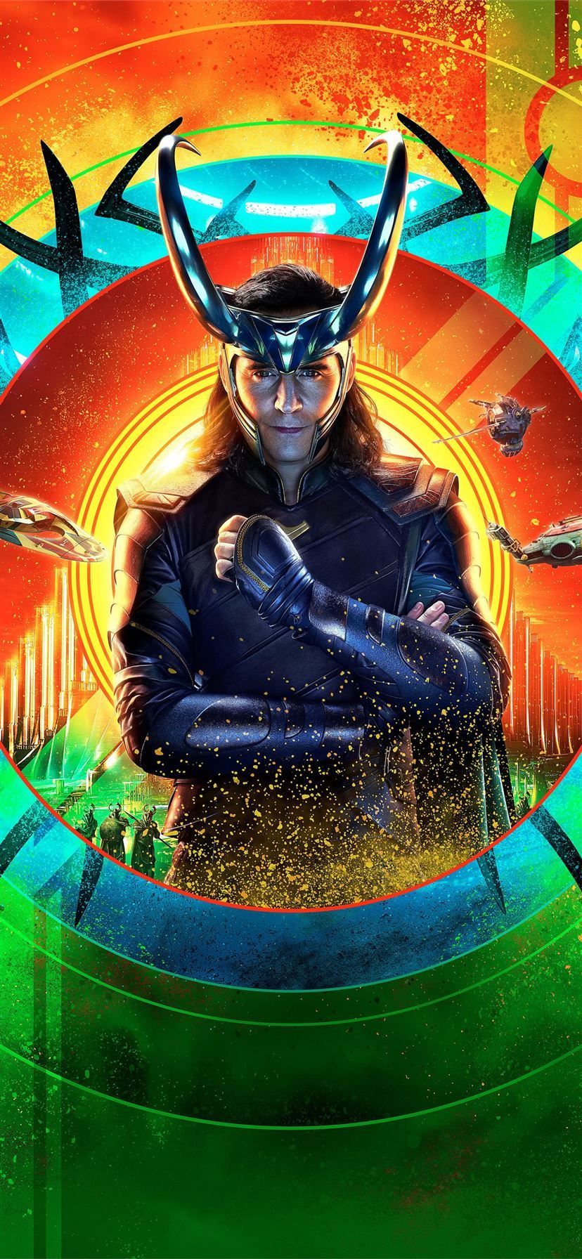 Wallpaper iPhone Loki with high-resolution 1080x1920 pixel. You can use this wallpaper for your iPhone 5, 6, 7, 8, X, XS, XR backgrounds, Mobile Screensaver, or iPad Lock Screen - Loki, Thor