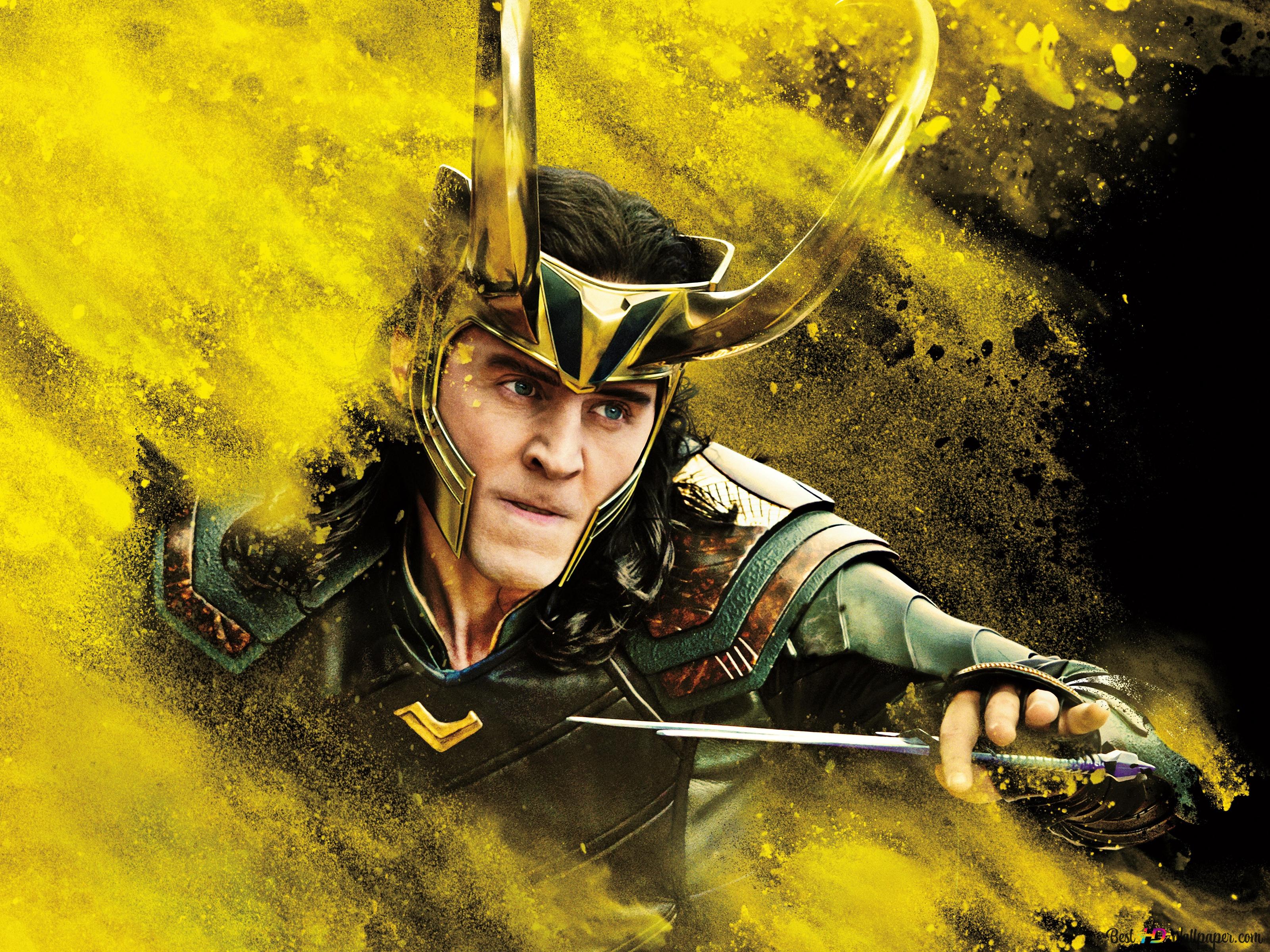 A man with horns and swords in his hand - Thor, Loki