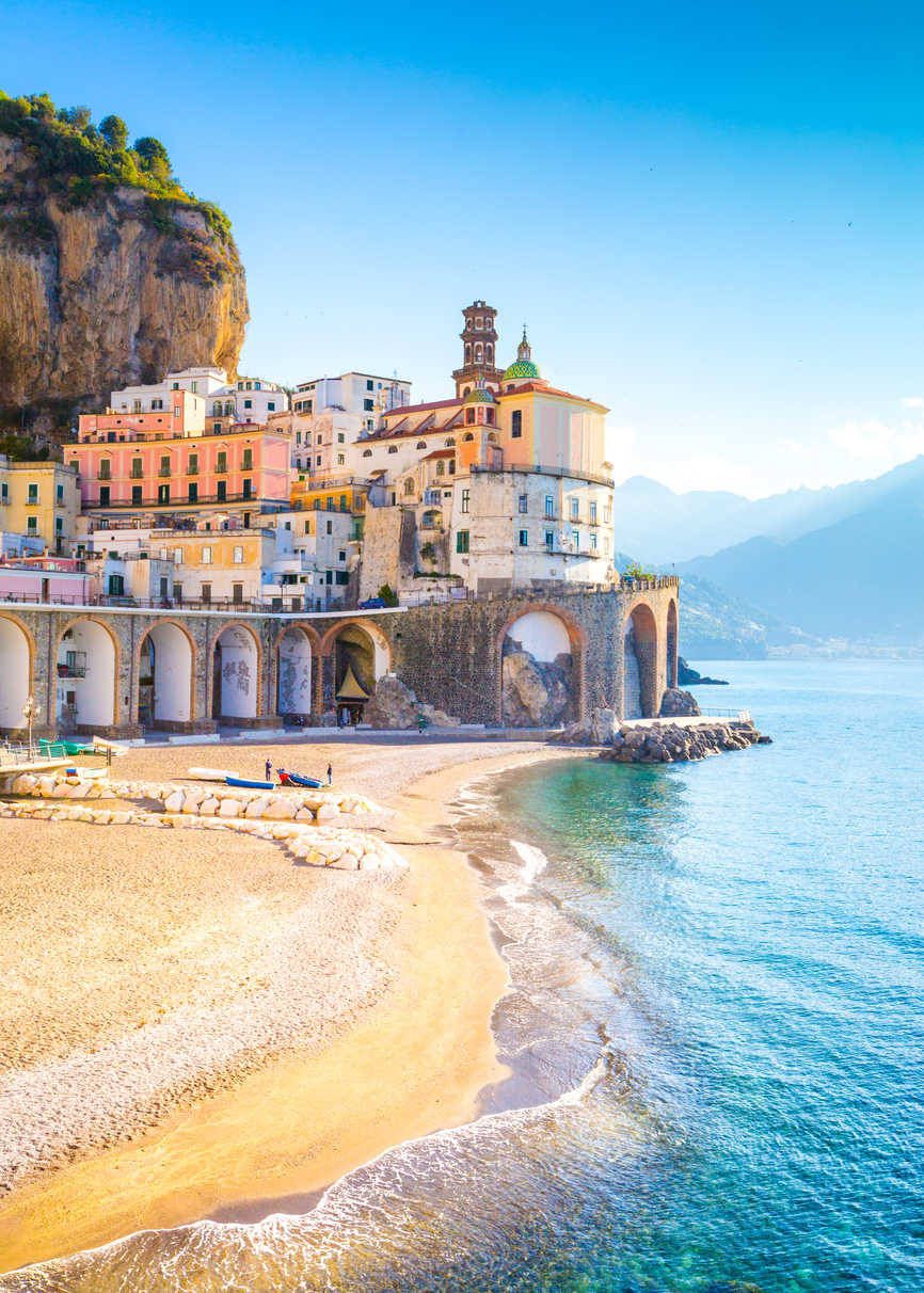Download Capri Italy White Sand Beach Wallpaper