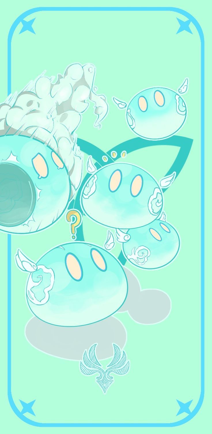 Iphone wallpaper for a phone case - Slime