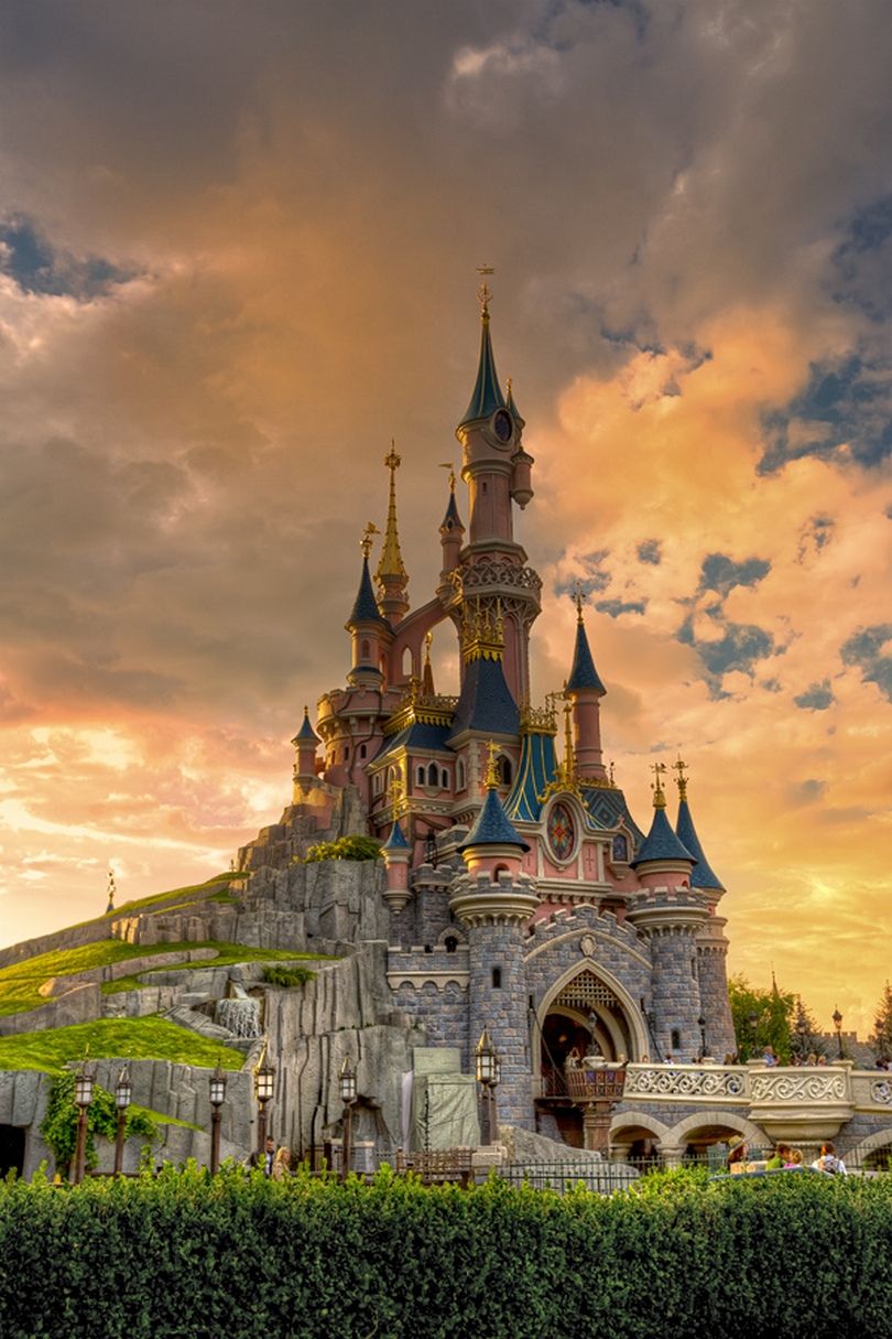 Paris Disney Castle Wallpaper