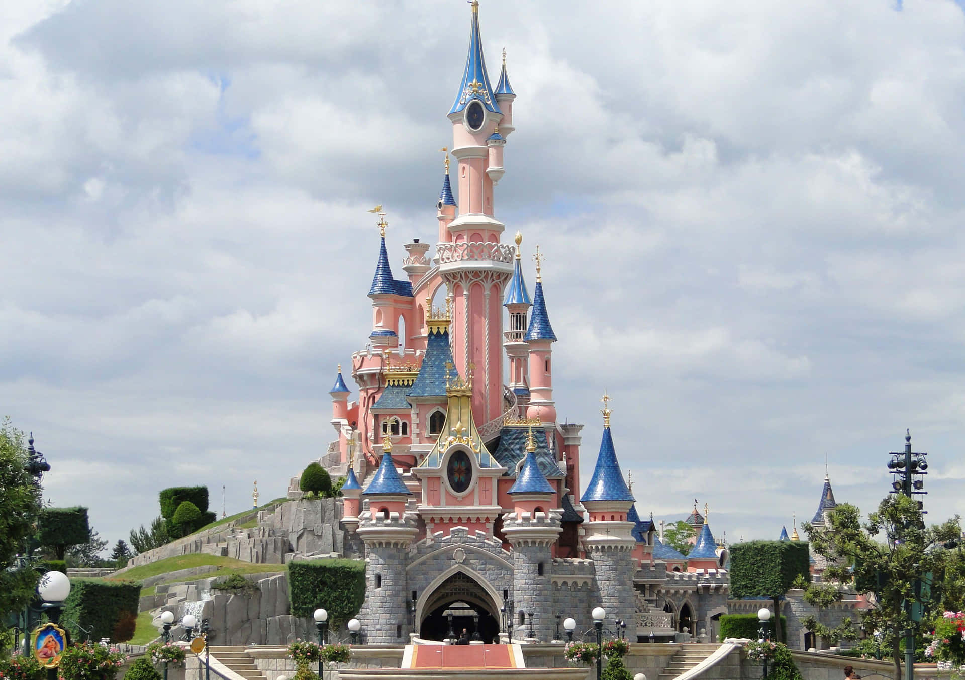 The castle at Disneyland Paris, a great place to go with kids in France. - Disneyland