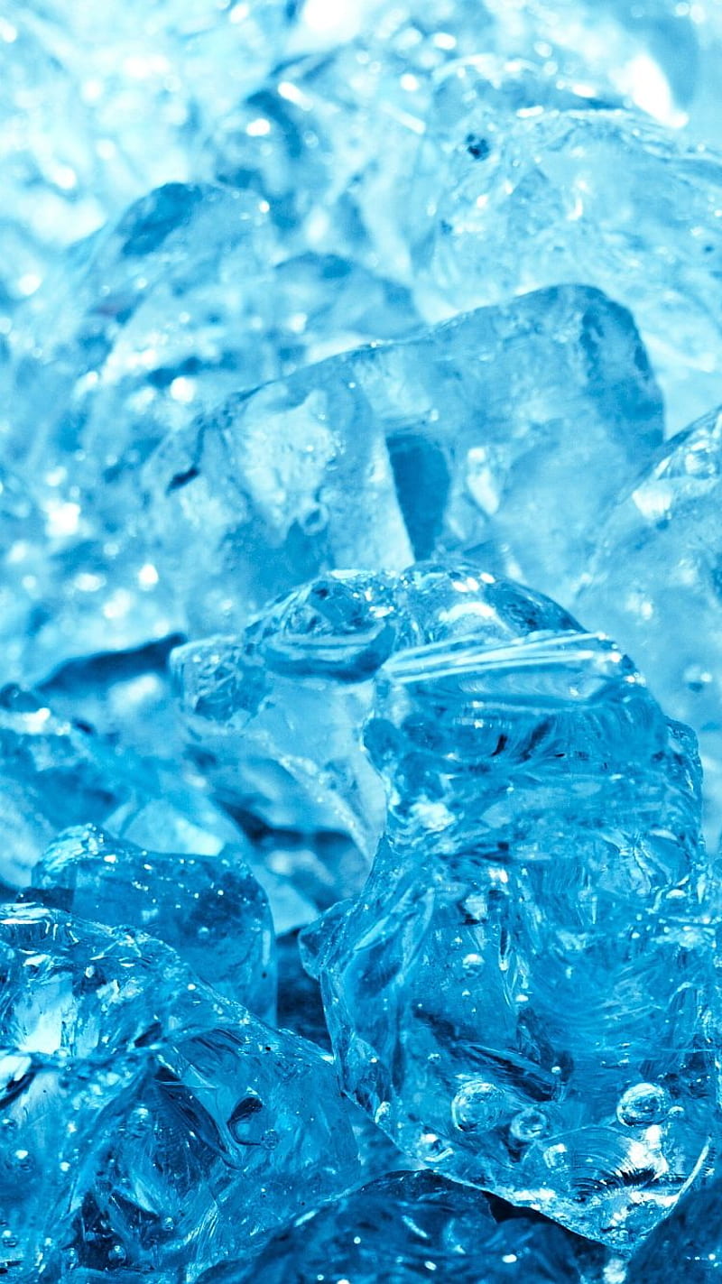 Ice cool, blue, cold, cube, water, HD phone wallpaper