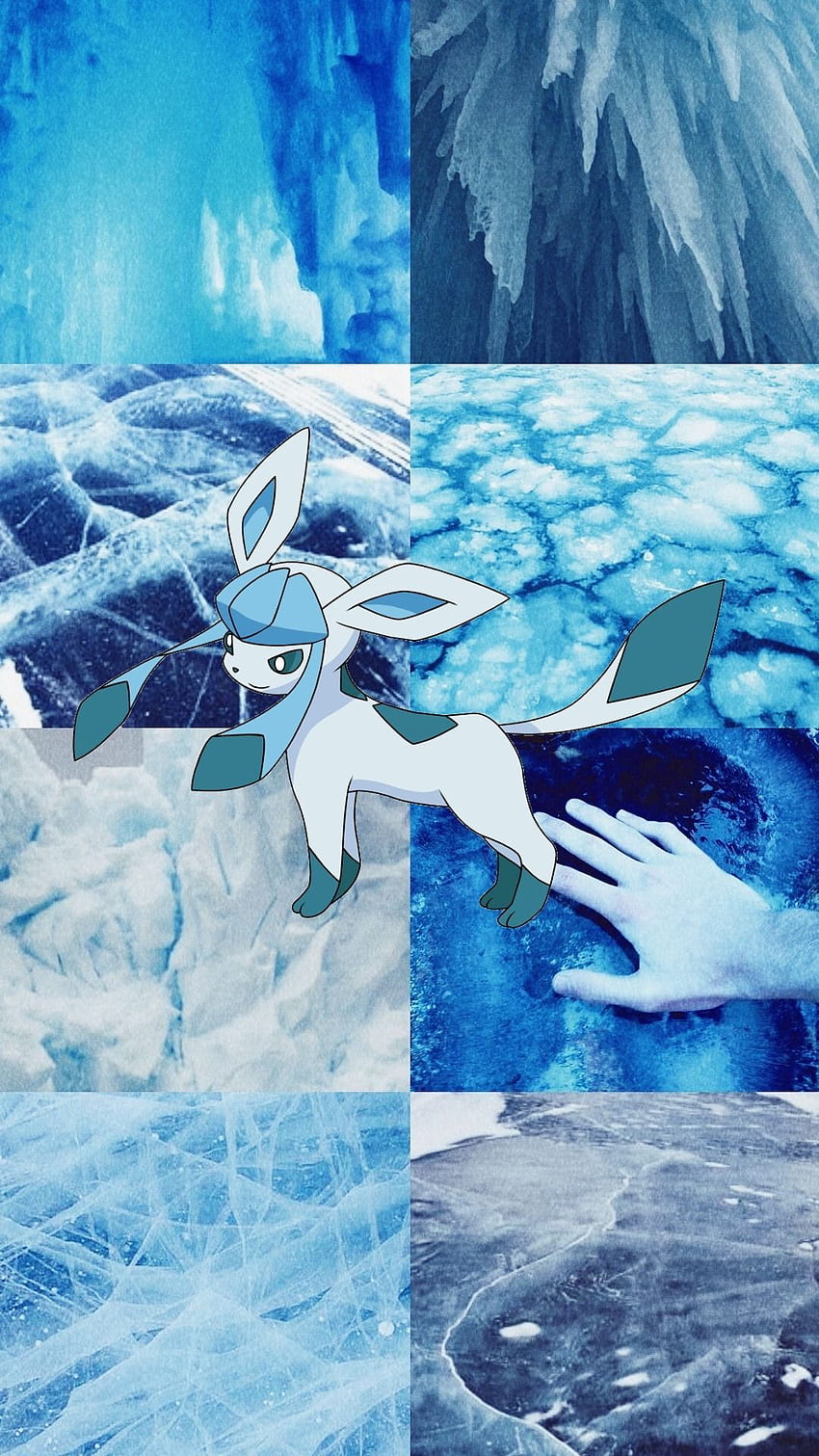 ܓ6845 Lockscreen Aesthetic Blue Ice Pokemon Glaceon / iPhone Background ( Background / Android / iPhone) (, ) (2021) HD phone wallpaper