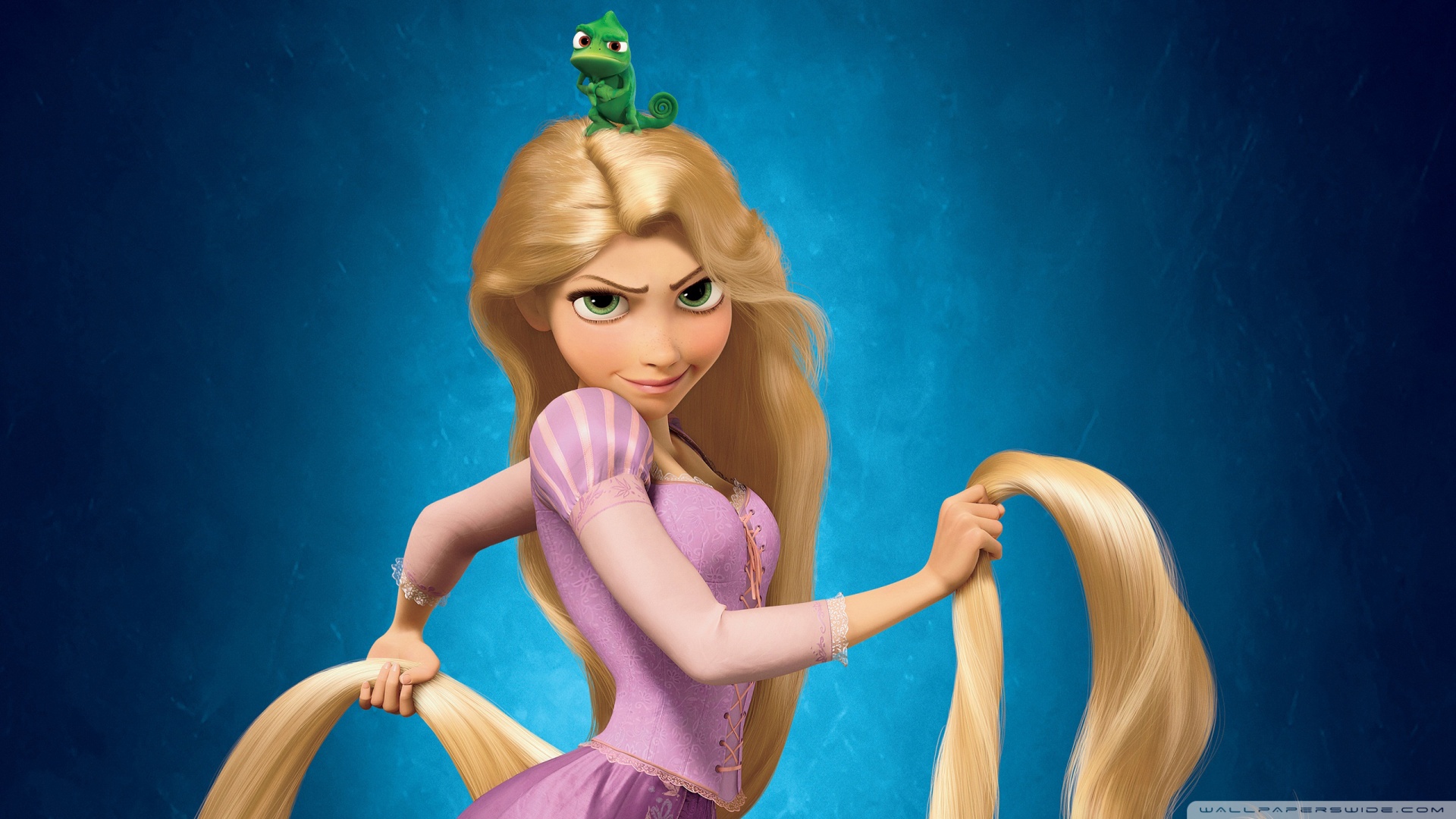 Rapunzel with her hair down - Rapunzel
