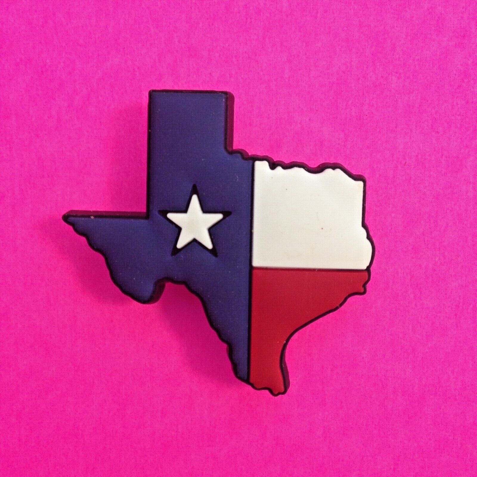 A pin with the state of texas on it - Texas