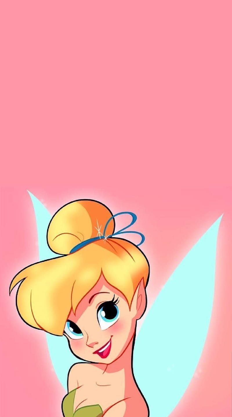 Pink Tink, believe, cute, disney, magic, pretty, tinkerbell, HD phone wallpaper