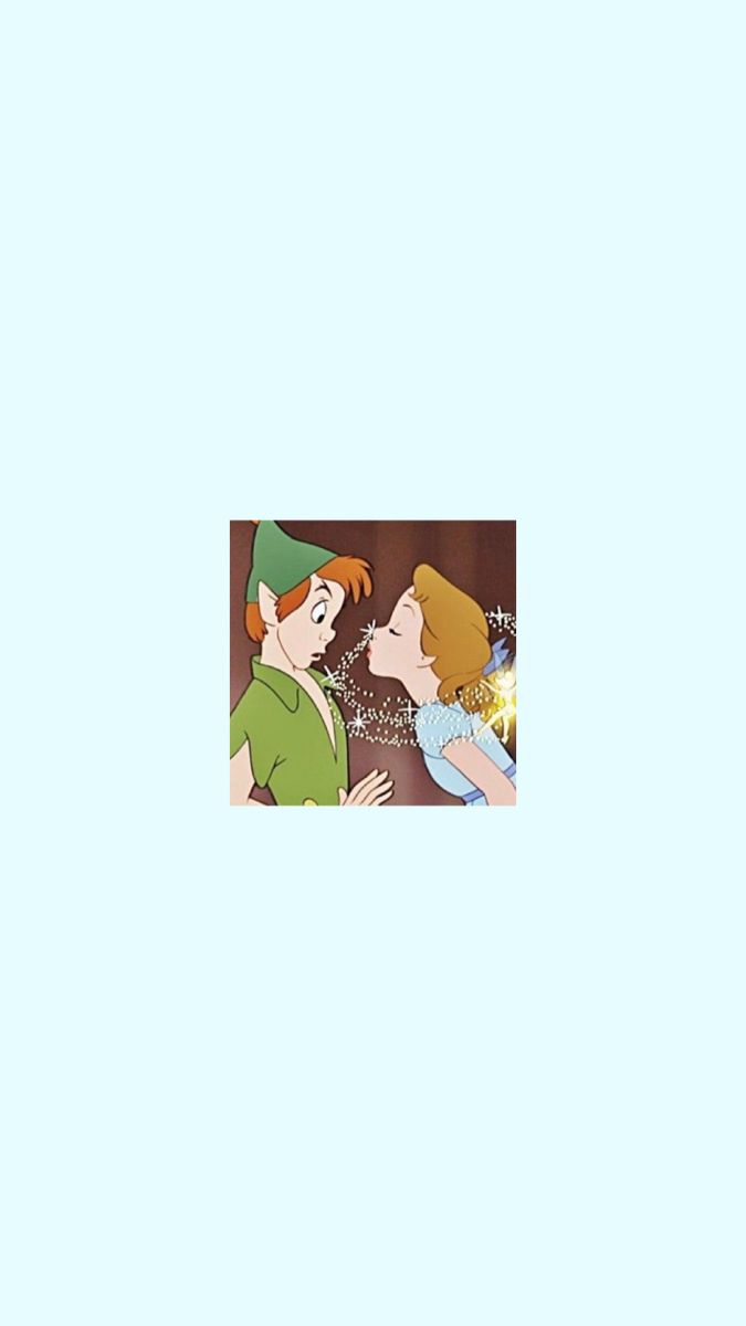Peterpan and Wendy Wallpaper•. Disney background, Disney wallpaper, Disney aesthetic