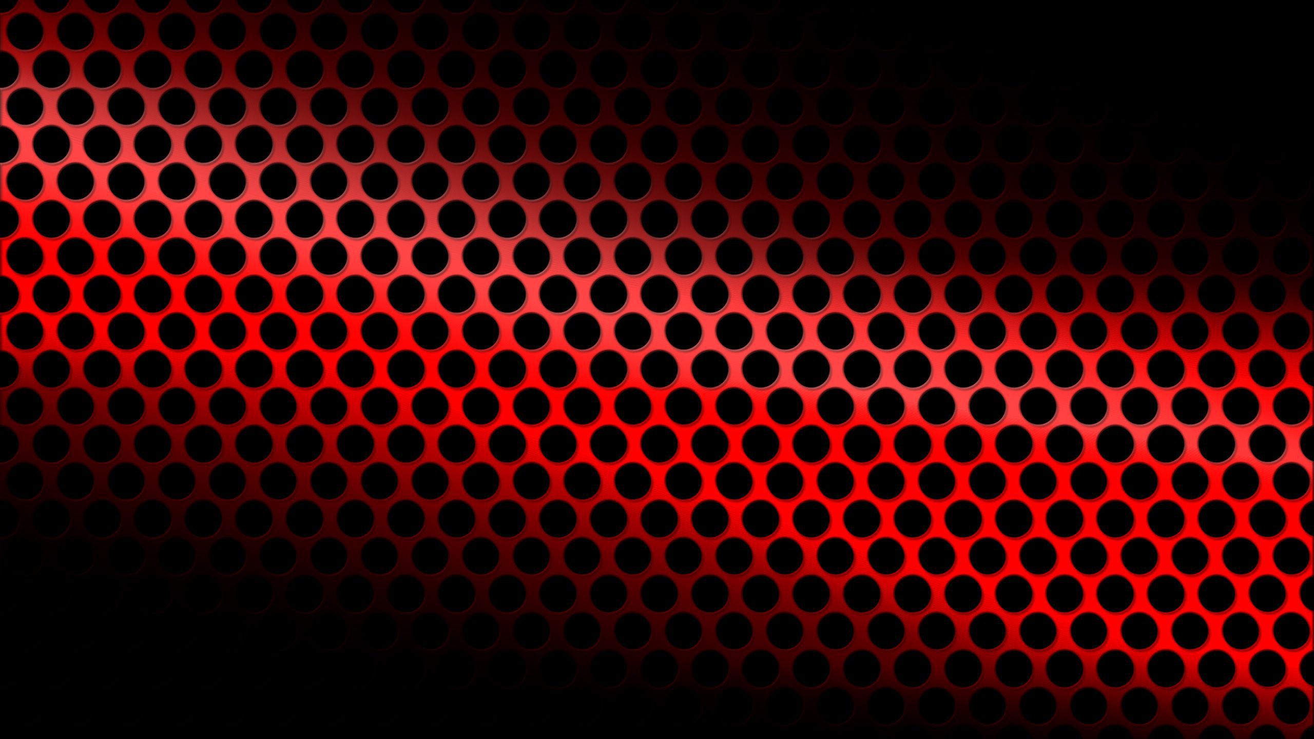 Red And Black Circles HD Red Aesthetic Wallpaper