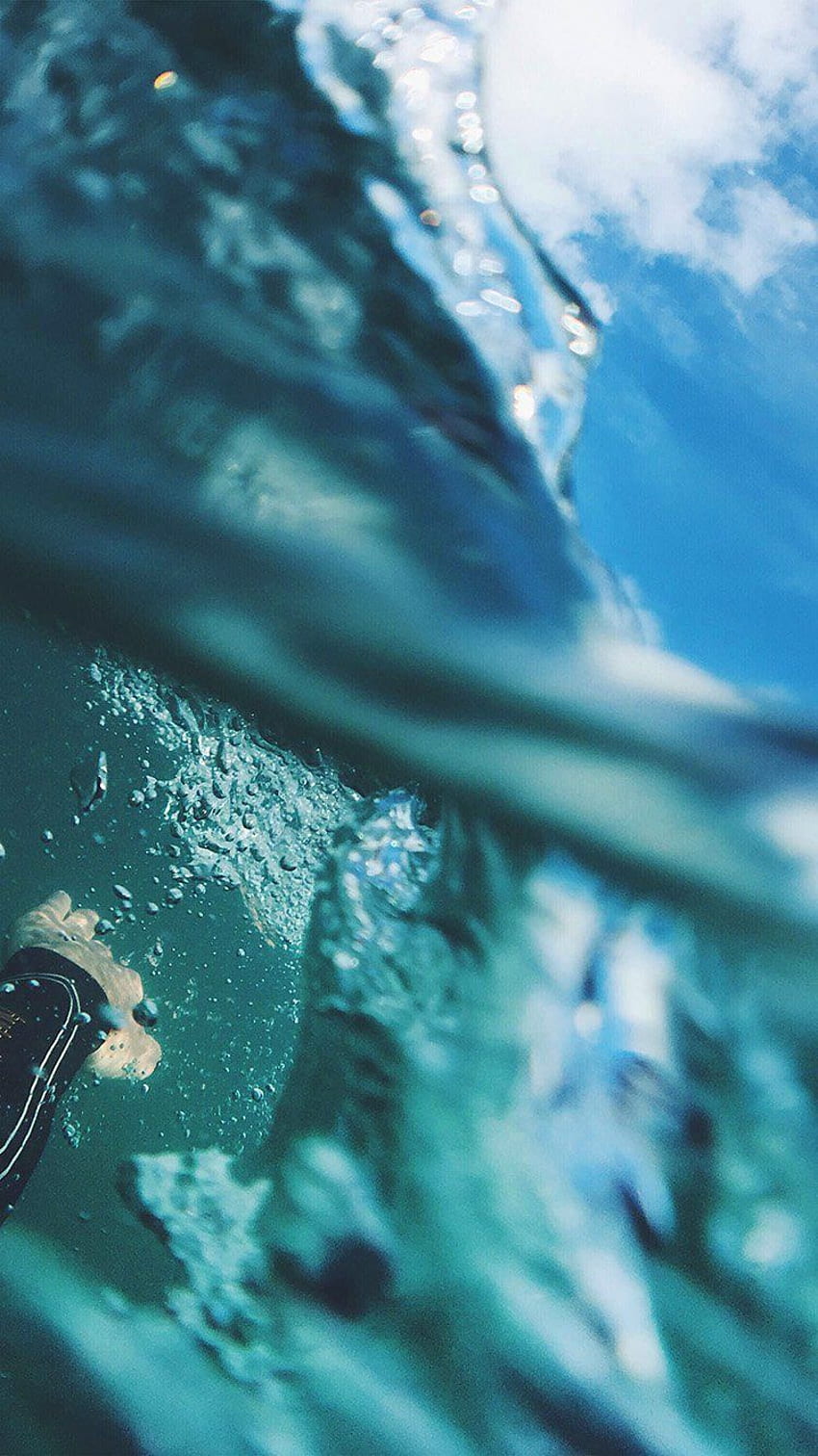 SEA BLUE NATURE SWIM UNDERWATER SUMMER IPHONE, Underwater Aesthetic HD phone wallpaper
