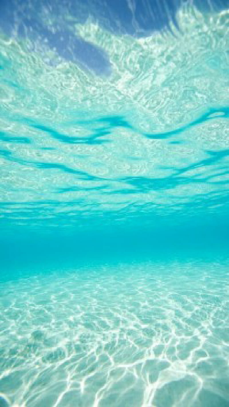 Under the deep, ocean, water, sea, beach, blue, clear, landscape, HD phone wallpaper