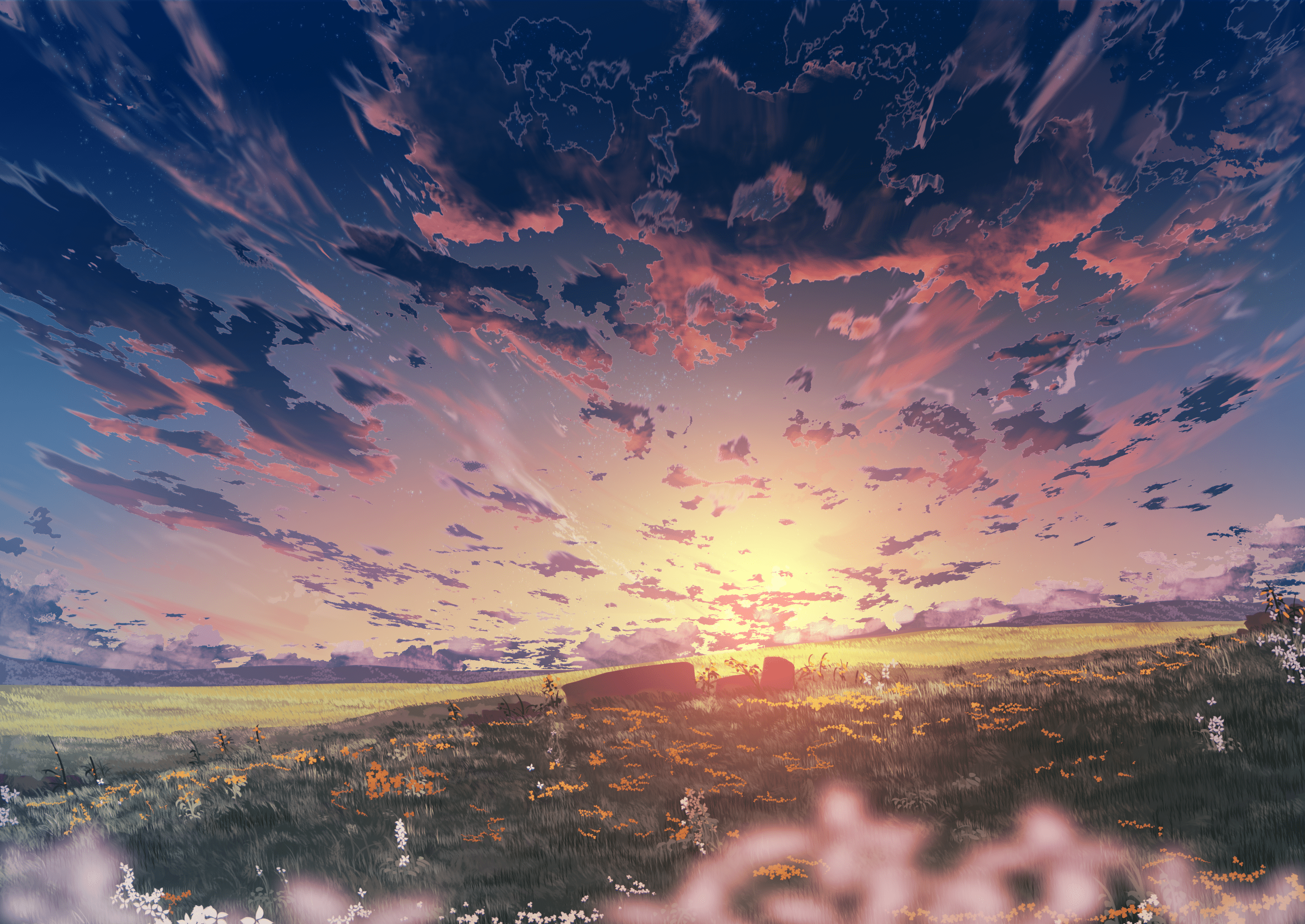 Artistic Landscape HD, Sky, Sunset, Cloud Gallery HD Wallpaper