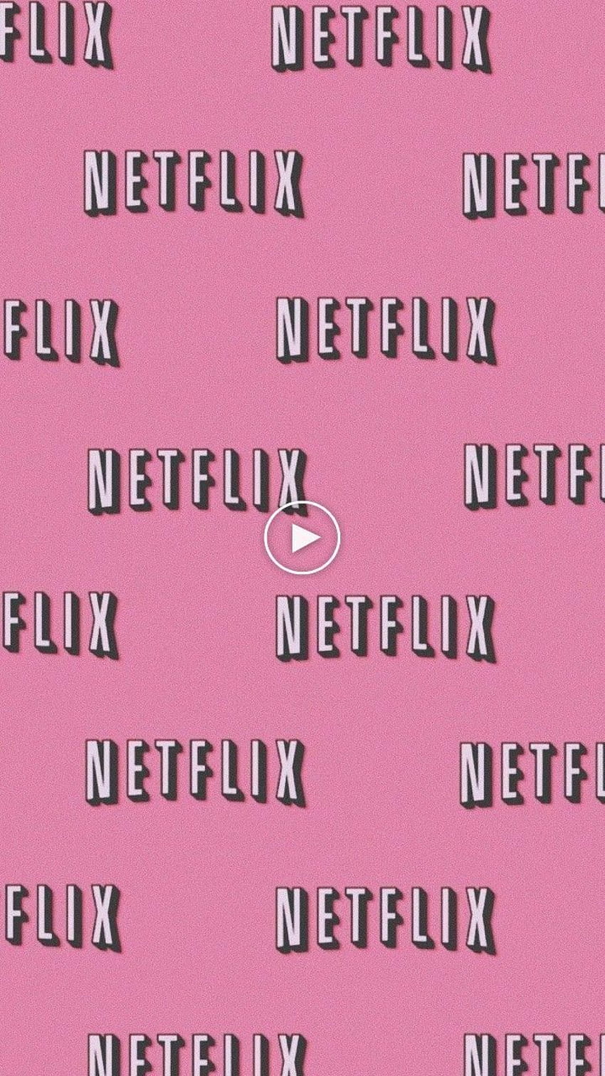 Netflix pink background with the Netflix logo in white - Netflix